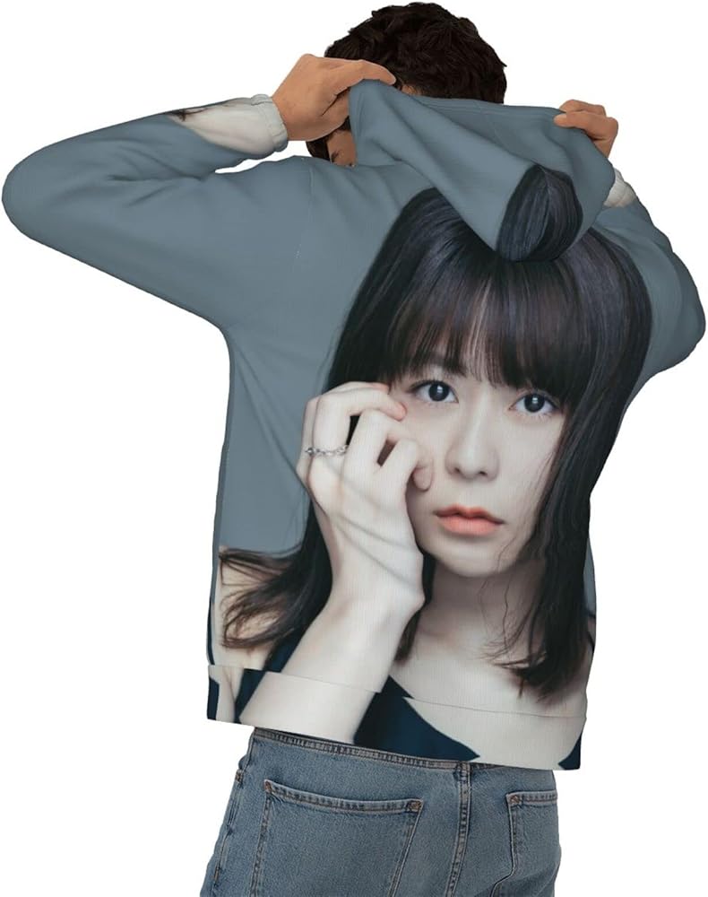 Amazon.co.jp: [Ronek] 写真 水瀬いのり (1) メンズパーカー プル