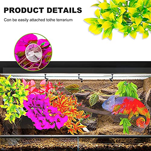 image for A/R Reptile Plants Artificial Terrarium Plants,6 Pieces Hanging Silk T