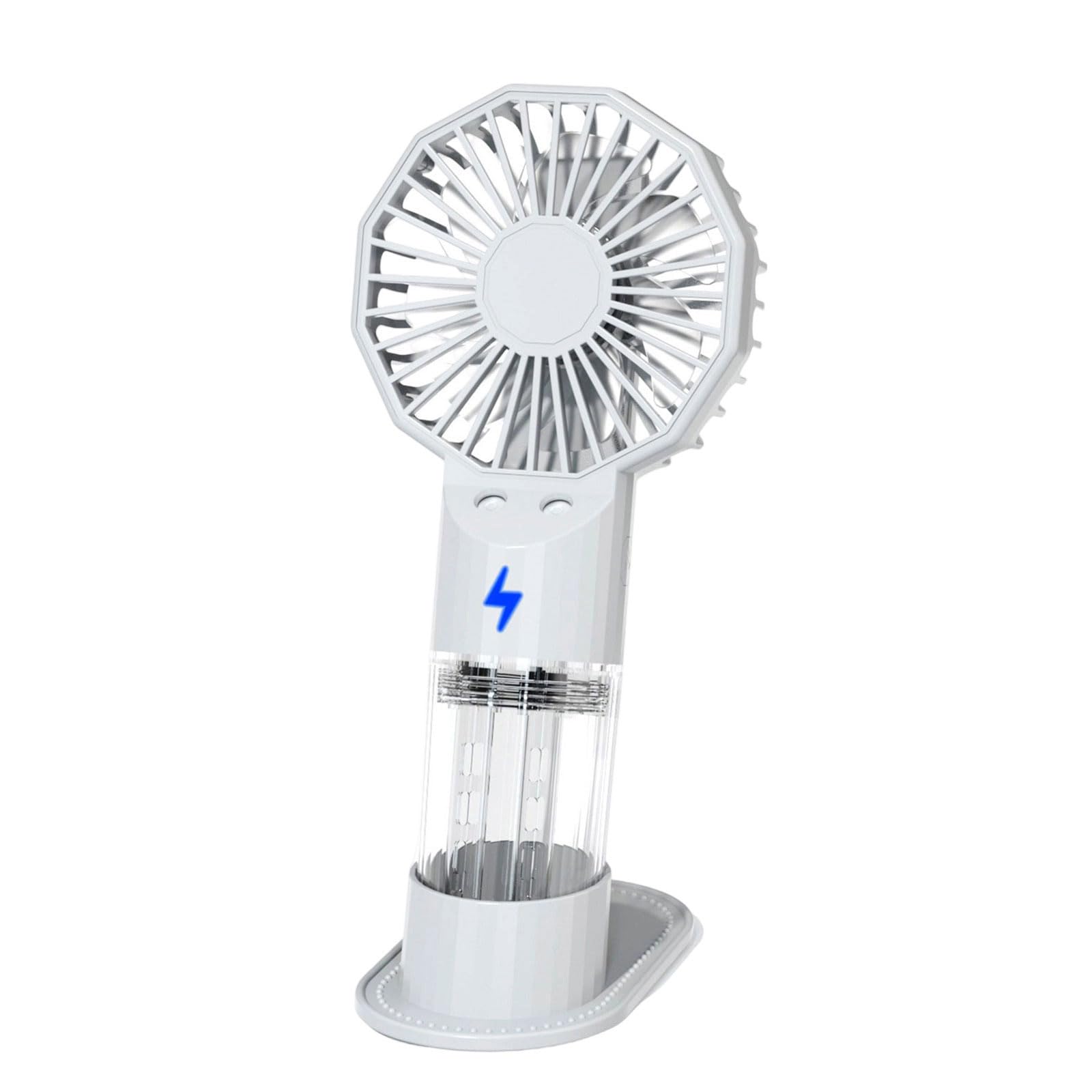 Limtula Quiet Fan USB Handheld Fan Powerful 1200mAh Portable Bedside ABS Texture Suitable for Bedroom and School Travel