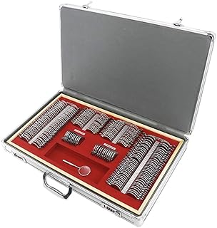 A Grade Lens Eye Test Optical Equipment Metal Rim Prism 232 Trial Lens Set
