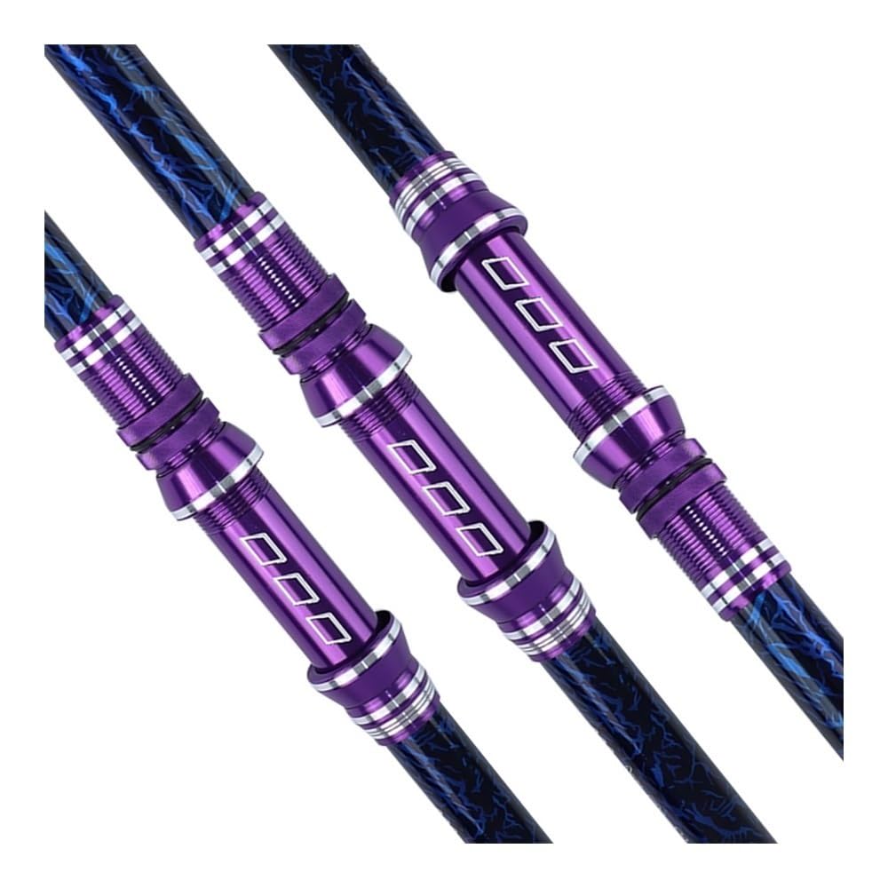 Canna da pesca a 5 strati con inserto in legno per orchidee, canna da pesca a lungo raggio 2,1 m-3,6 m per acqua dolce, acqua dolce o acqua dolce