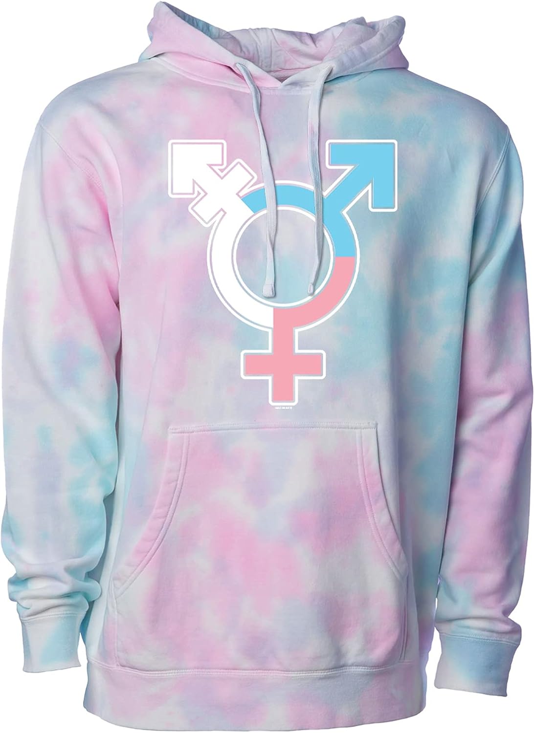 Haase Unlimited Transgender Symbol - LGBTQ Trans Rights Unisex Hoodie Sweatshirt