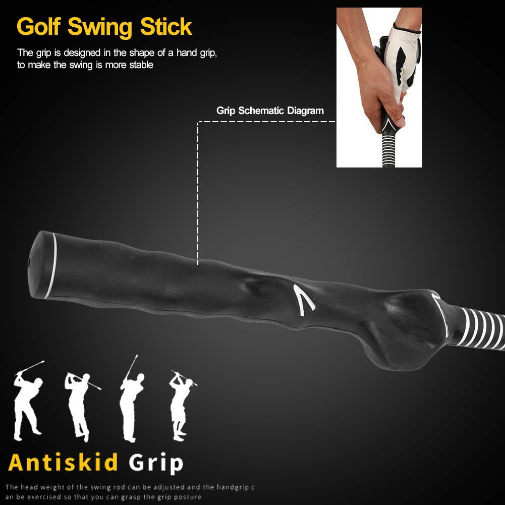 VGEBY Golf Schwungtrainer, präzises Training für bessere Ergebnisse, Golf Übungsgerät, für alle Golfbälle, für Anfänger, Fortgeschrittene, Indoor, Outdoor, Driving Range Nutzung