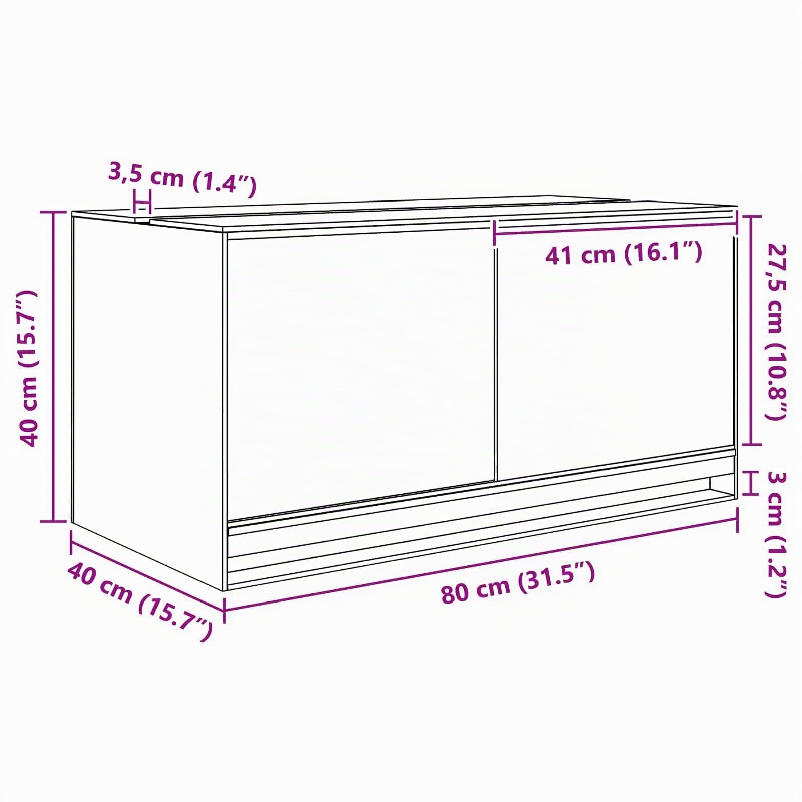 vidaXL Terrario Transparente 80 x 40 x 40 cm Cristal, Terrario de Vidrio Moderno, Refugio Resistente, hábitat 360°, hogar Transparente para Animales
