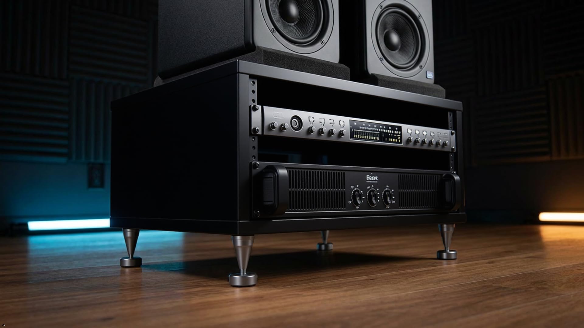 PrecisionGeek Kolce głośnikowe M6 z podkładkami izolacyjnymi 20 mm, zestaw 4 kolców + 4 podkładki, anodowane aluminium, szare, głośniki HiFi, stojaki AV, subwoofery i sprzęt audio, nóżki