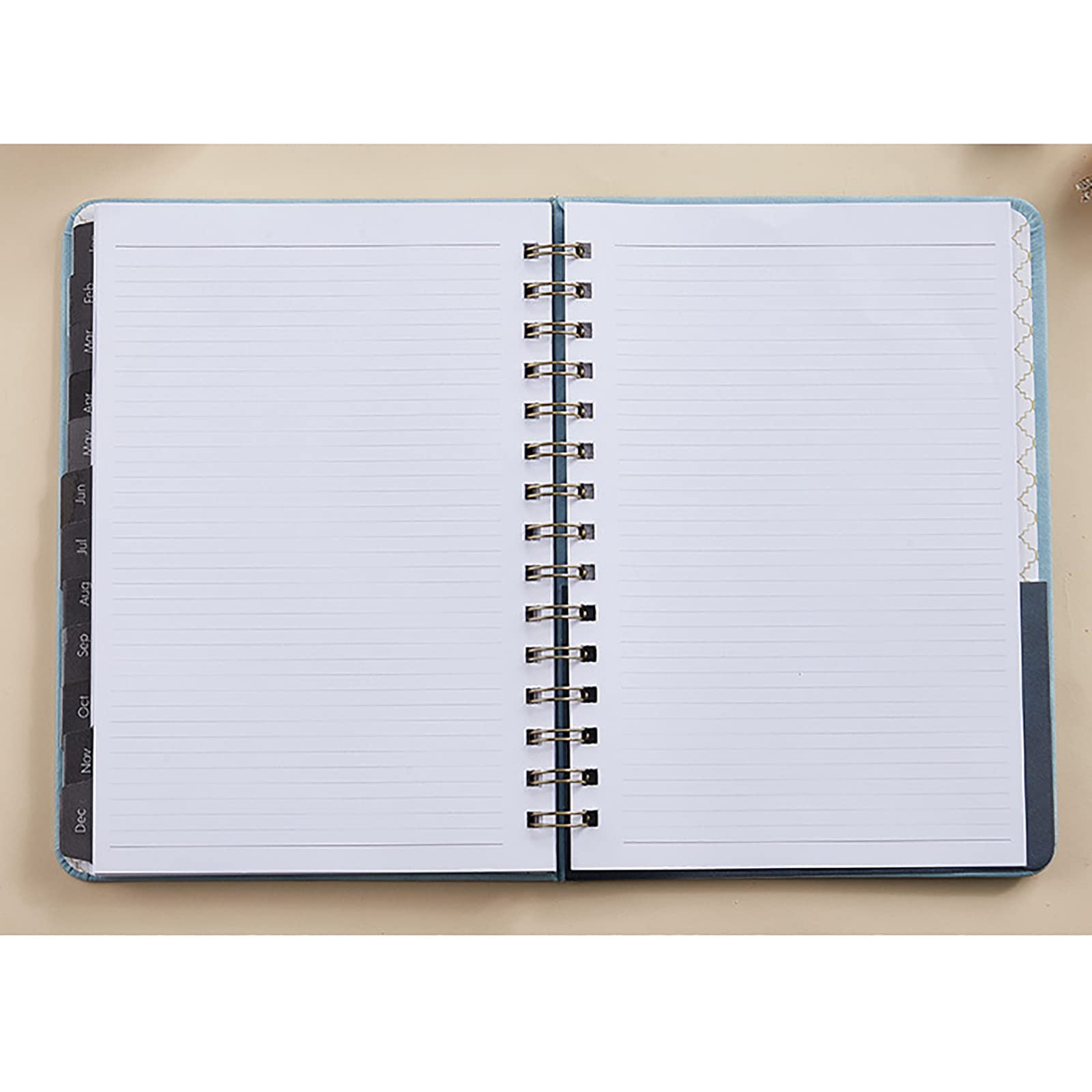 Amazon.co.jp: ノートブック メモ帳 12ヶ月 365日 システム手帳 A5