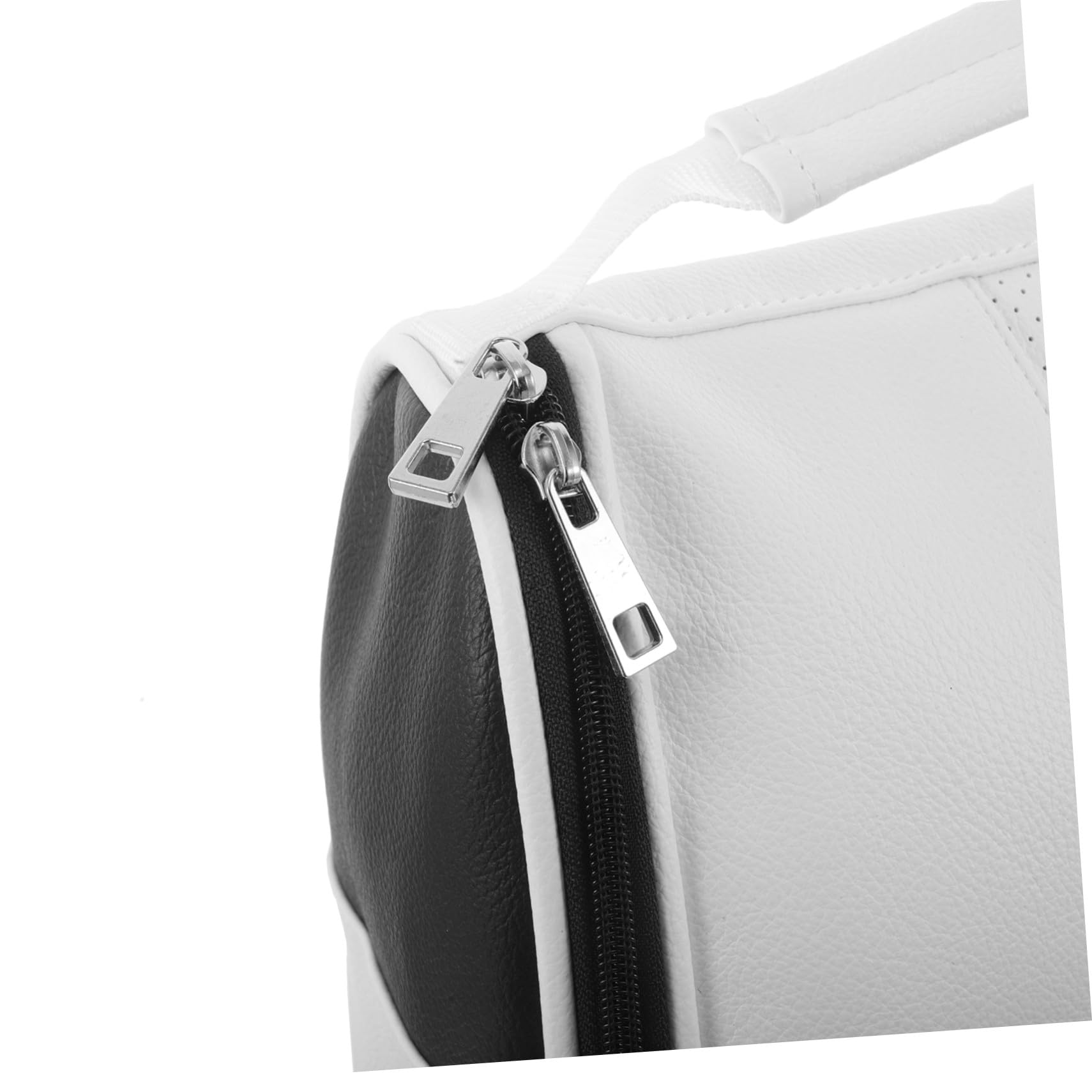 Toyvian Atmungsaktive wasserdichte Golf Schuh Tasche aus Kunstleder mit Reißverschluss Staubdicht Kompakt und Tragbar für Herren Outdoor Sport und Reise Organizer