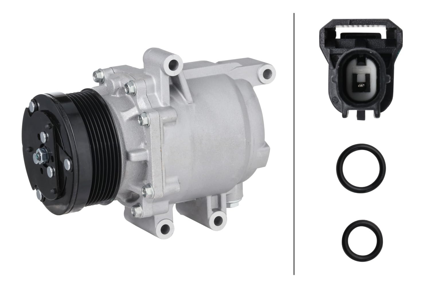 HELLA 8FK 366 201-561 Kompressor, Klimaanlage - TRSE07 - Scroll - 12V
