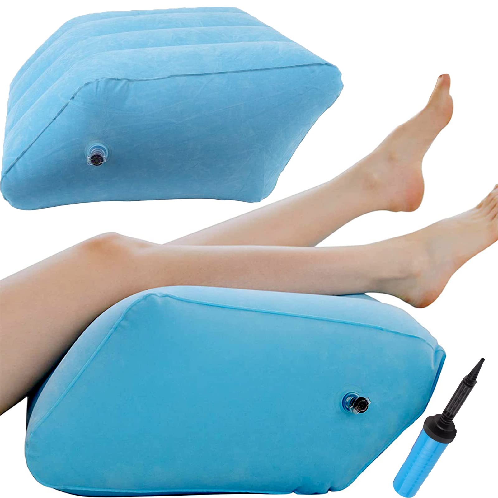 Buy Leg Elevation Pillow, Inflatable Wedge Pillows, Elevates to Relax Muscles, Reduce Swelling