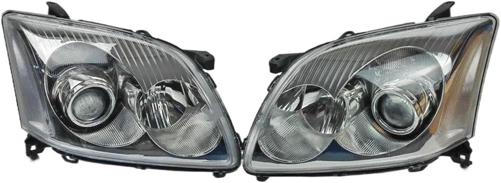 Montaje de faros de coche Faro delantero para coche, 1 par, para Toyota para Avensis 2002-2006, accesorios para