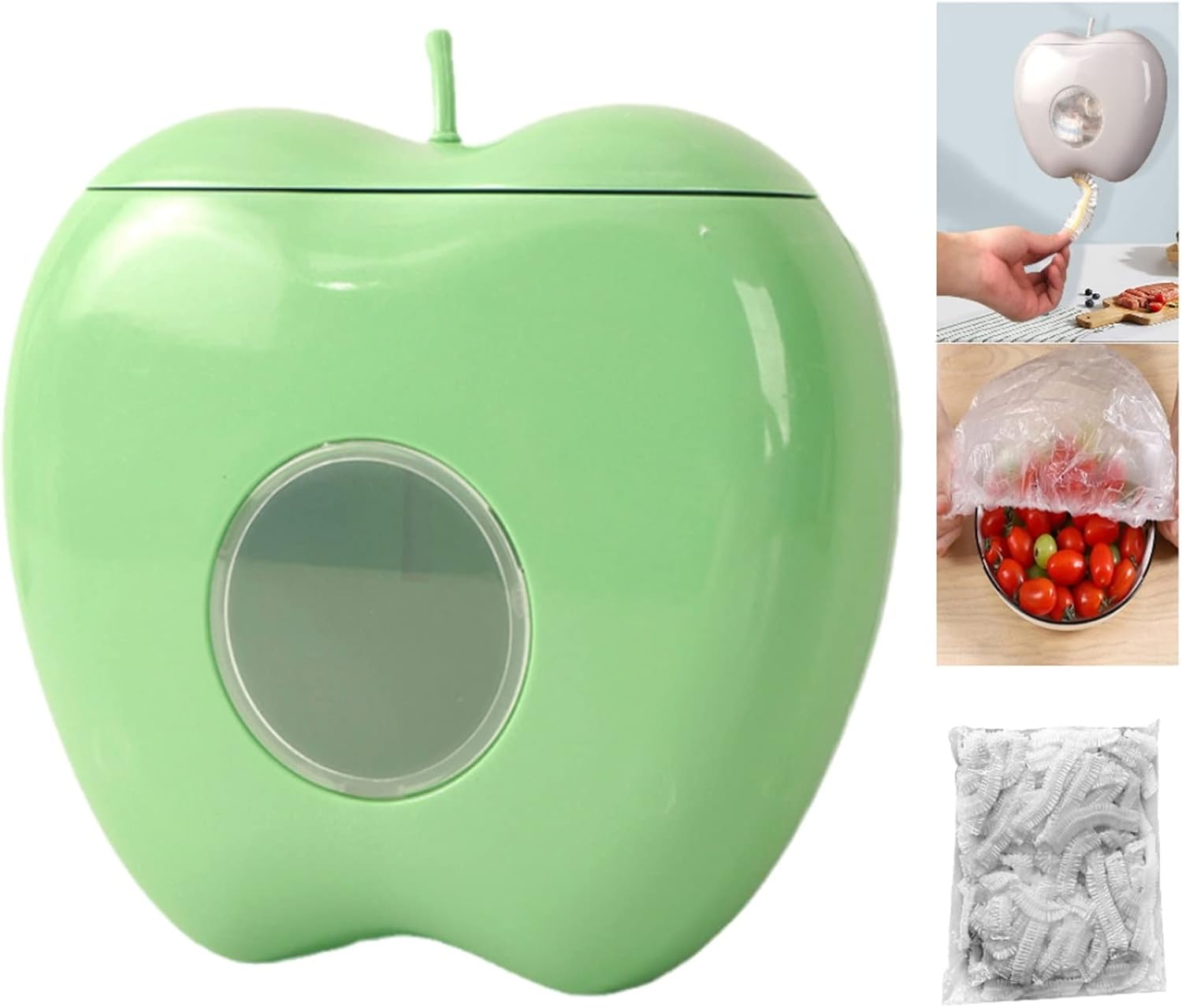 Plastic Wrap Storage Box With 100Pcs Disposable Cling Film