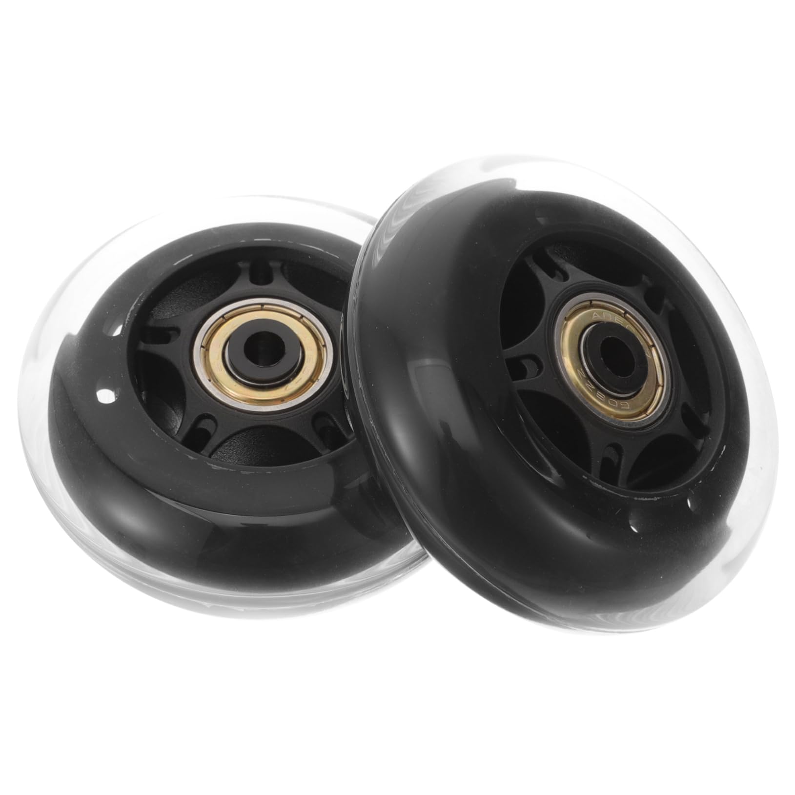 HOMSFOU 4 Sätze Pu Ersatzrollen Für Rollschuhe Geräuscharme Skate Mit Lager Inline Skates Und Scooter Stabile Und Hochwertige Skateboard Zubehörteile Für Sicheres Fahren 2 Stücke * 4