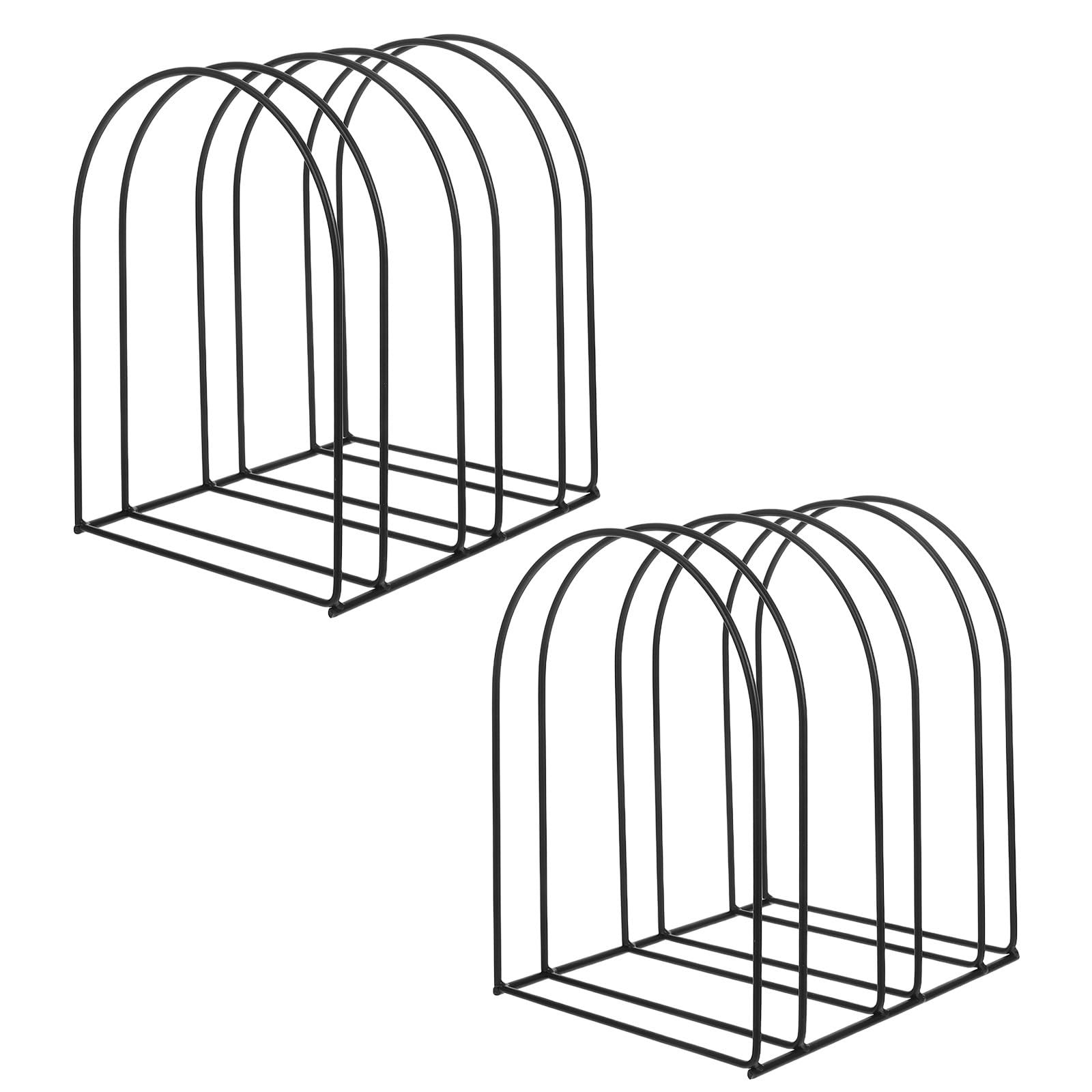 Présentoir à chapeaux noir lot de 2 porte-bonnet support de table
