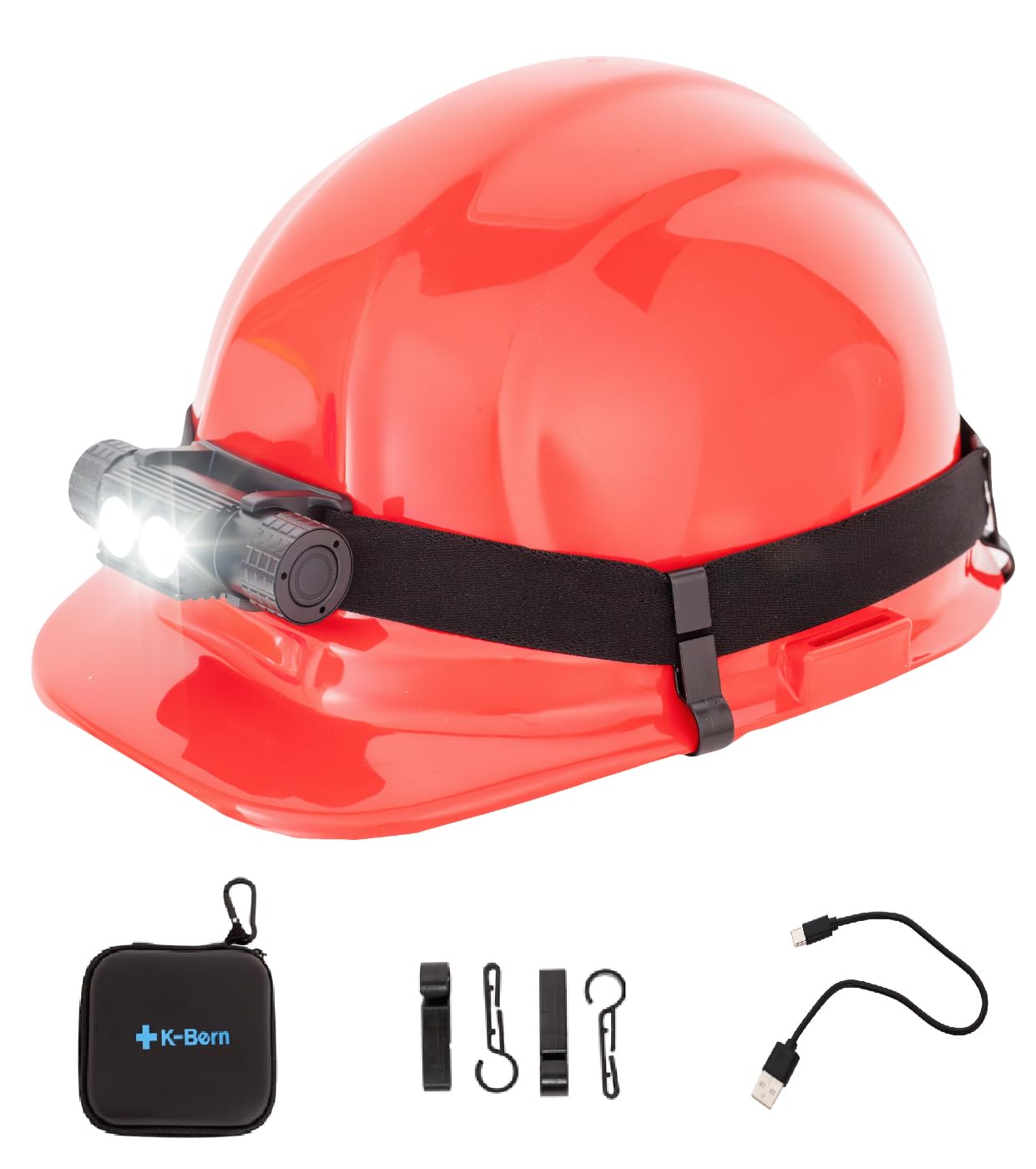 Wiederaufladbare Stirnlampe, 723 W, 1800 Lumen, UL-zugelassener 3500-mAh-Akku, ultrahelle Kopflampe, wasserdicht, leichtes Aluminium, perfekt für Arbeit, Spaziergänge mit dem Hund, Camping und