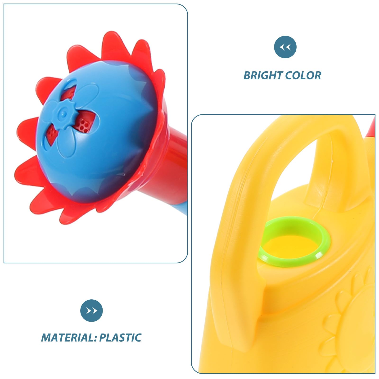 DOITOOL Lot de 2 Jouets D'arrosage en Plastique pour Enfants, Jouets de Bain, Maisonnette D'éveil, Couleurs Assorties