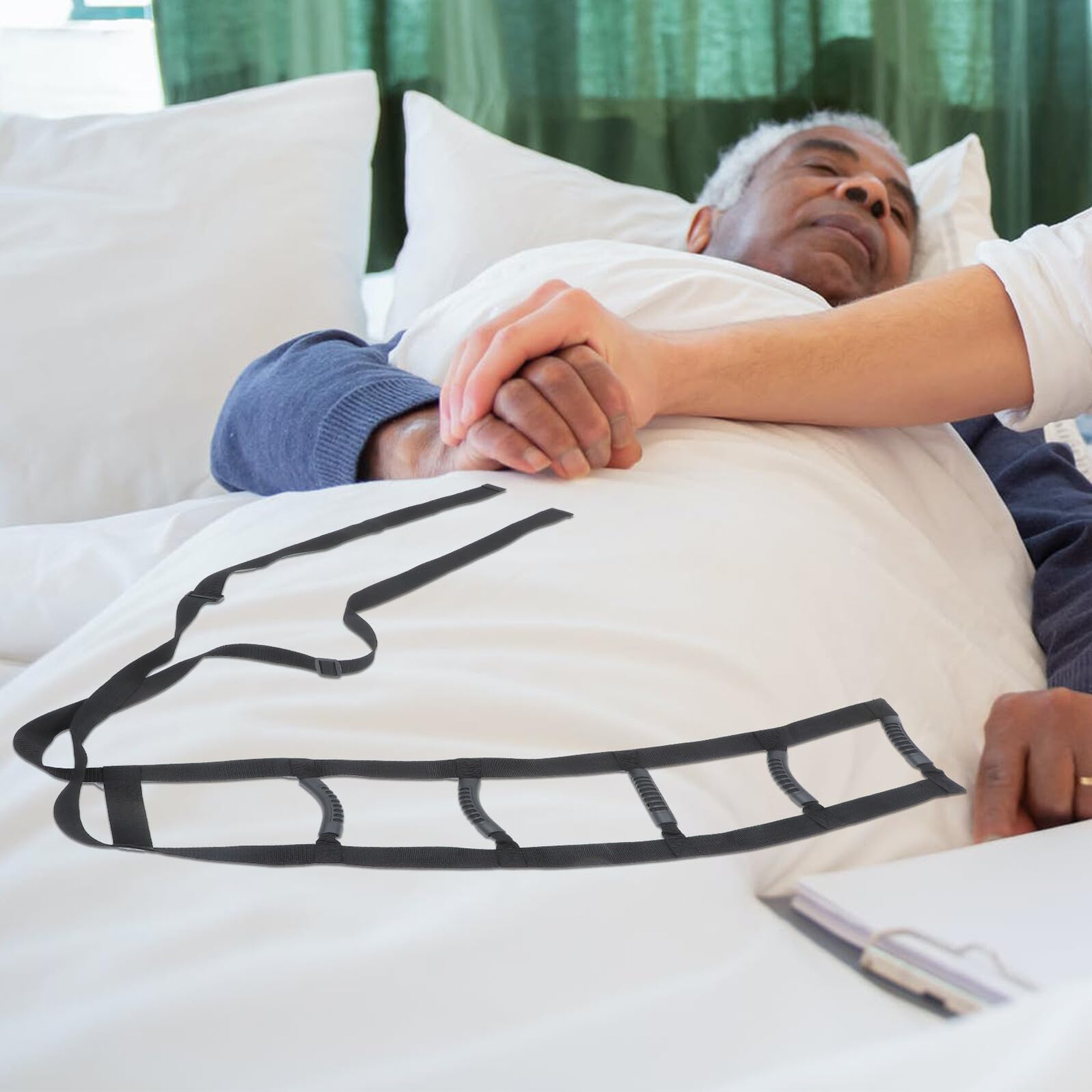 Scaletta da Letto Assistente con Impugnature Ergonomiche Supporto Sicuro per Anziani e Persone con Forza Limitata Facile da Installare e Rimuovere Accessorio Ausilio per Alzarsi