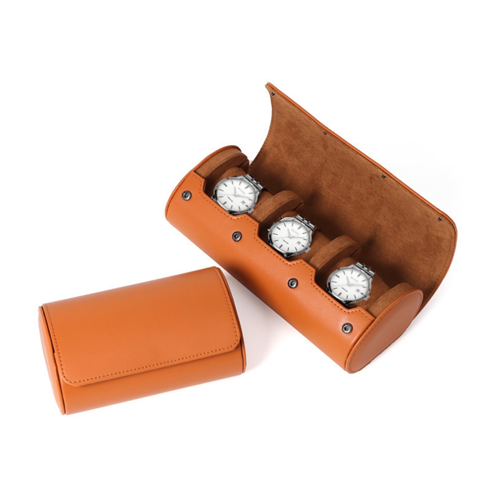 Scatola per orologi 1/2/3 slot per orologi da viaggio custodia per orologi custodia per gioielli custodia per orologi rotolo per donne uomini