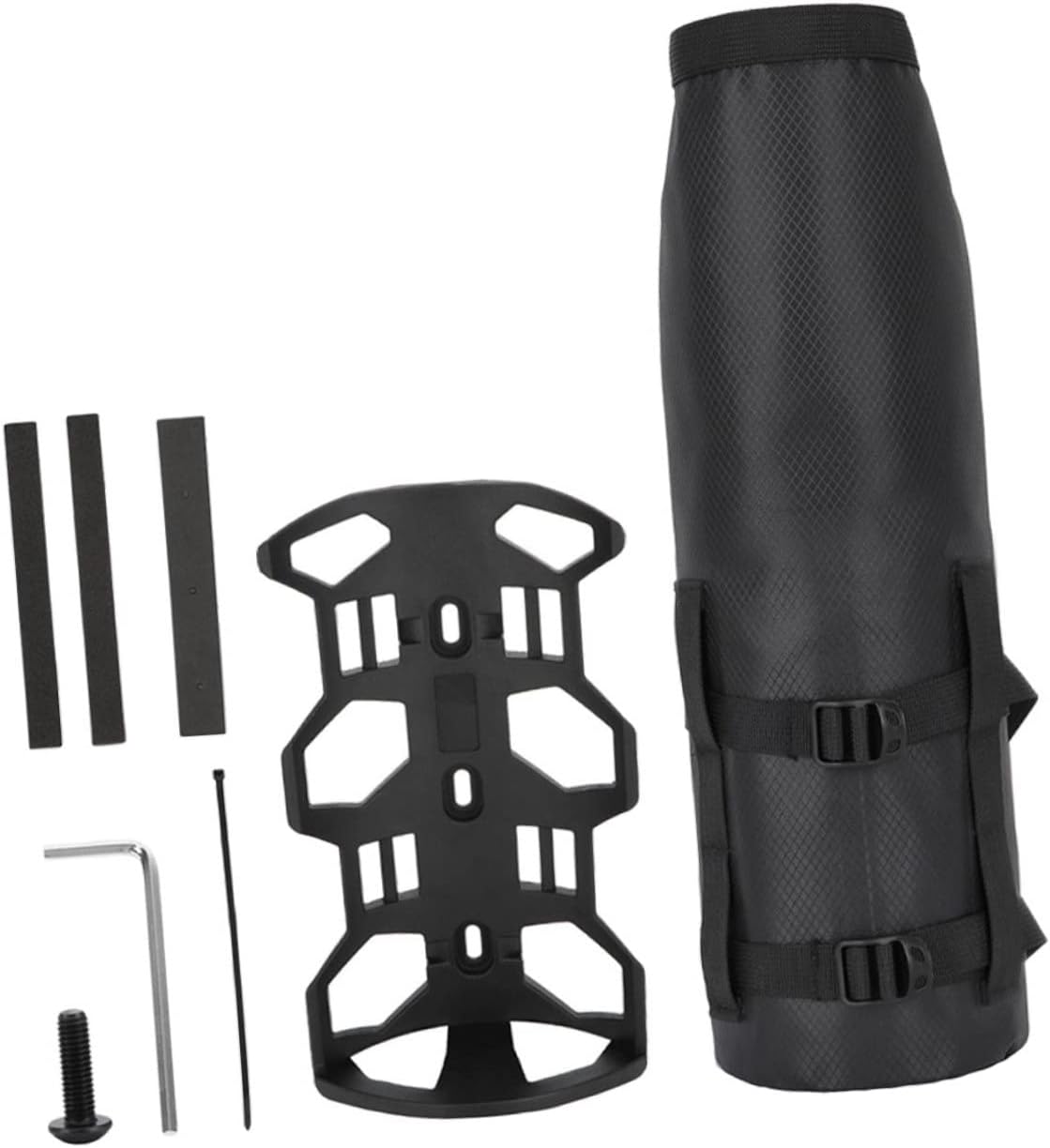 Bike Frame Bag Durable Cycling Storage Pouch for Mountain and Road Bikes Capacity for Tools Keys and Essentials Easy to Install Front Frame Accessory