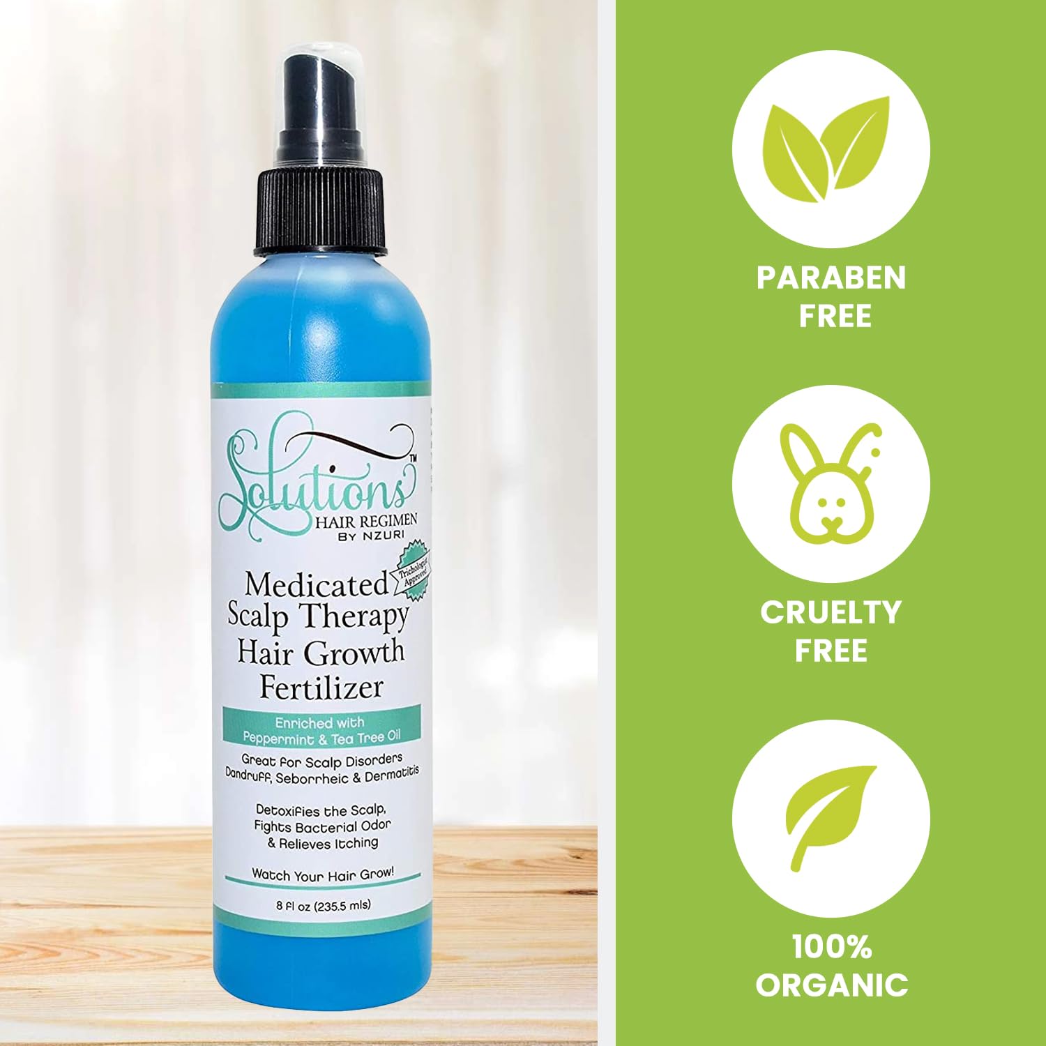 Amazon.com : Nzuri Solutions Hair Regimen Medicated Scalp Therapy