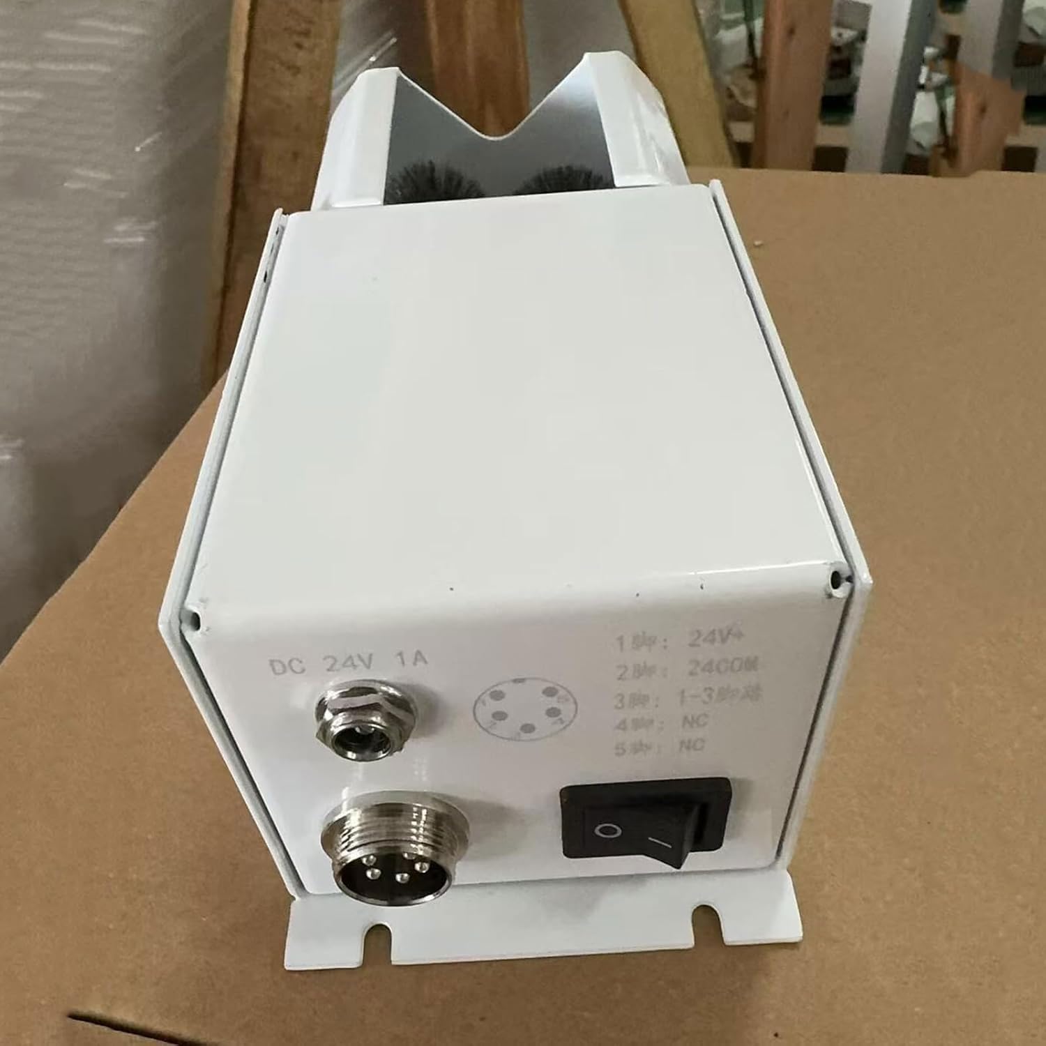 Elektrischer Lötkolbenspitzenreiniger, Lötspitzen-Dosierung 0,6 ~ 2,0 mm, automatische Lötmaschine, mit Schwammbürste & Lötabfallkasten & Fußschalter, Lötspitzenreiniger-Einheit, für Schweißarbeiten