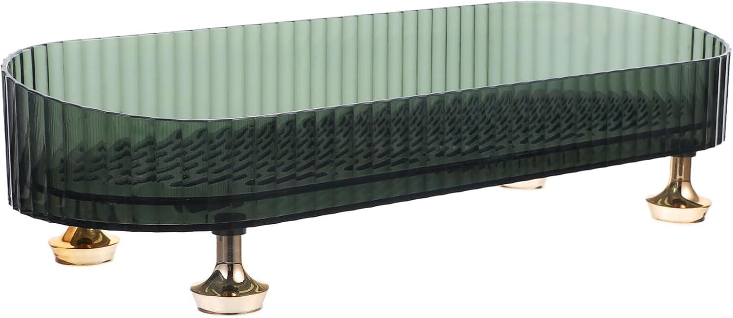 Organizador de Baño Cabilock Transparente con Drenaje para Jabón y Cepillo