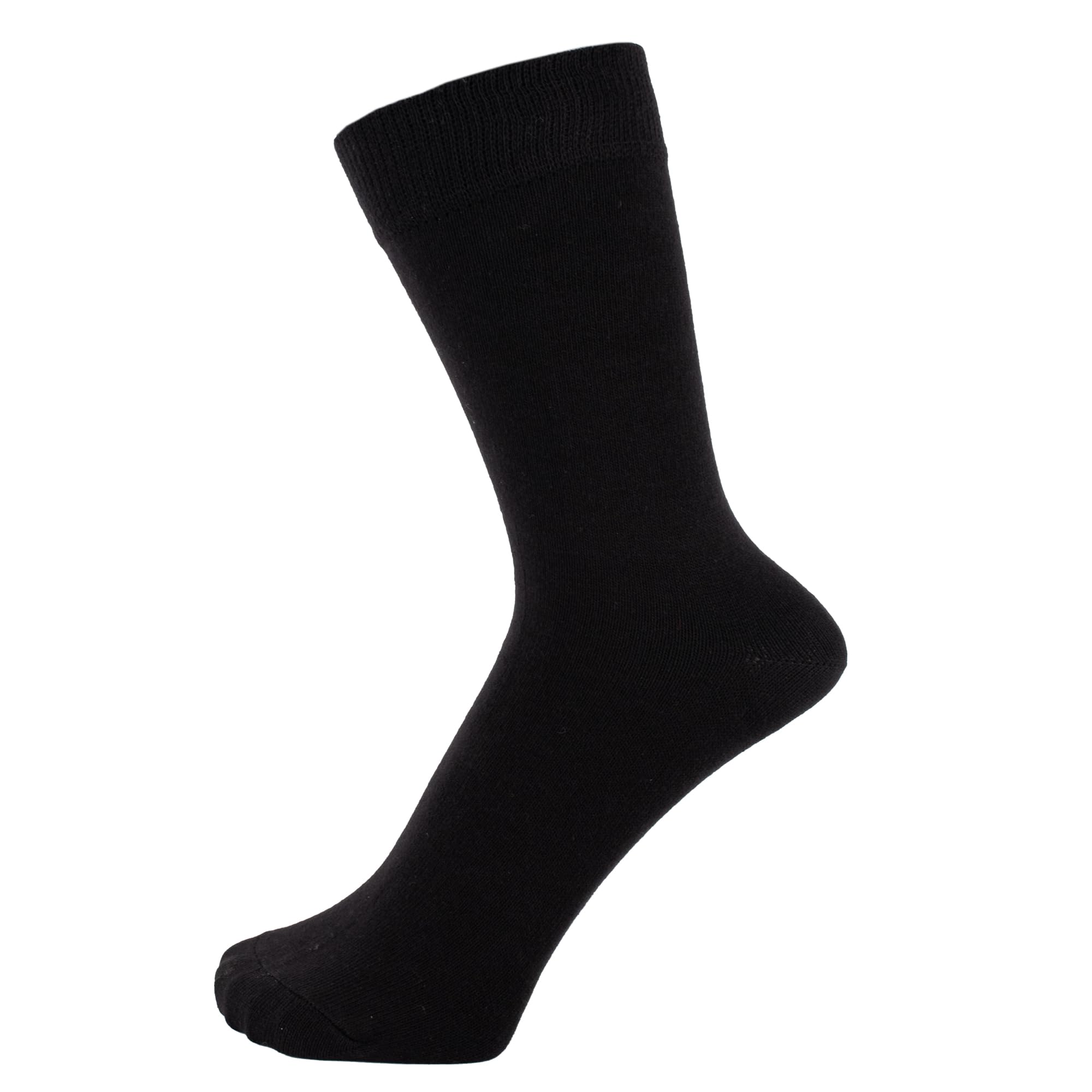 Finest Combed Cotton Dress Socks in Plain Colours for Men, Women