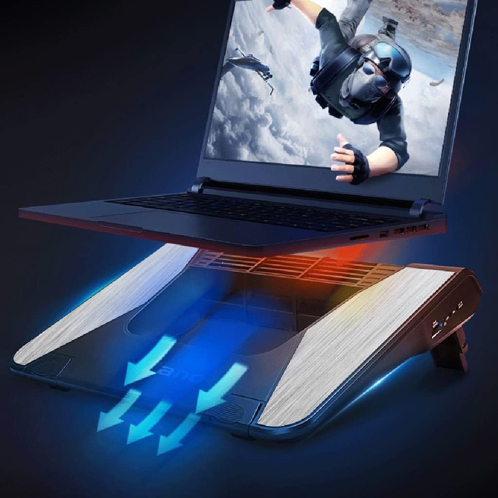 raffreddatore notebook ventole per pc portatile Ventola di raffreddamento per laptop Dispositivo di raffreddamento per laptop da gioco portatile