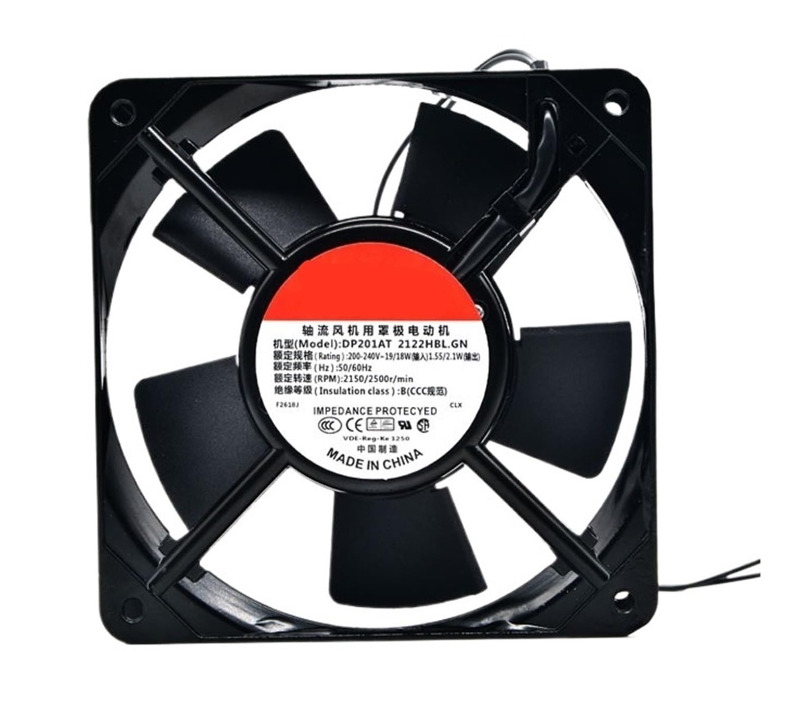 Ventilateur DP201AT 2122HBL-GN à 2500r/min pour refroidissement stable