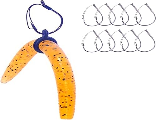 Kit de equipo loco para fregadero, junta tórica, no necesita herramienta, utiliza gusanos Senko, anzuelos de pesca, anillos tóricas, fáciles de