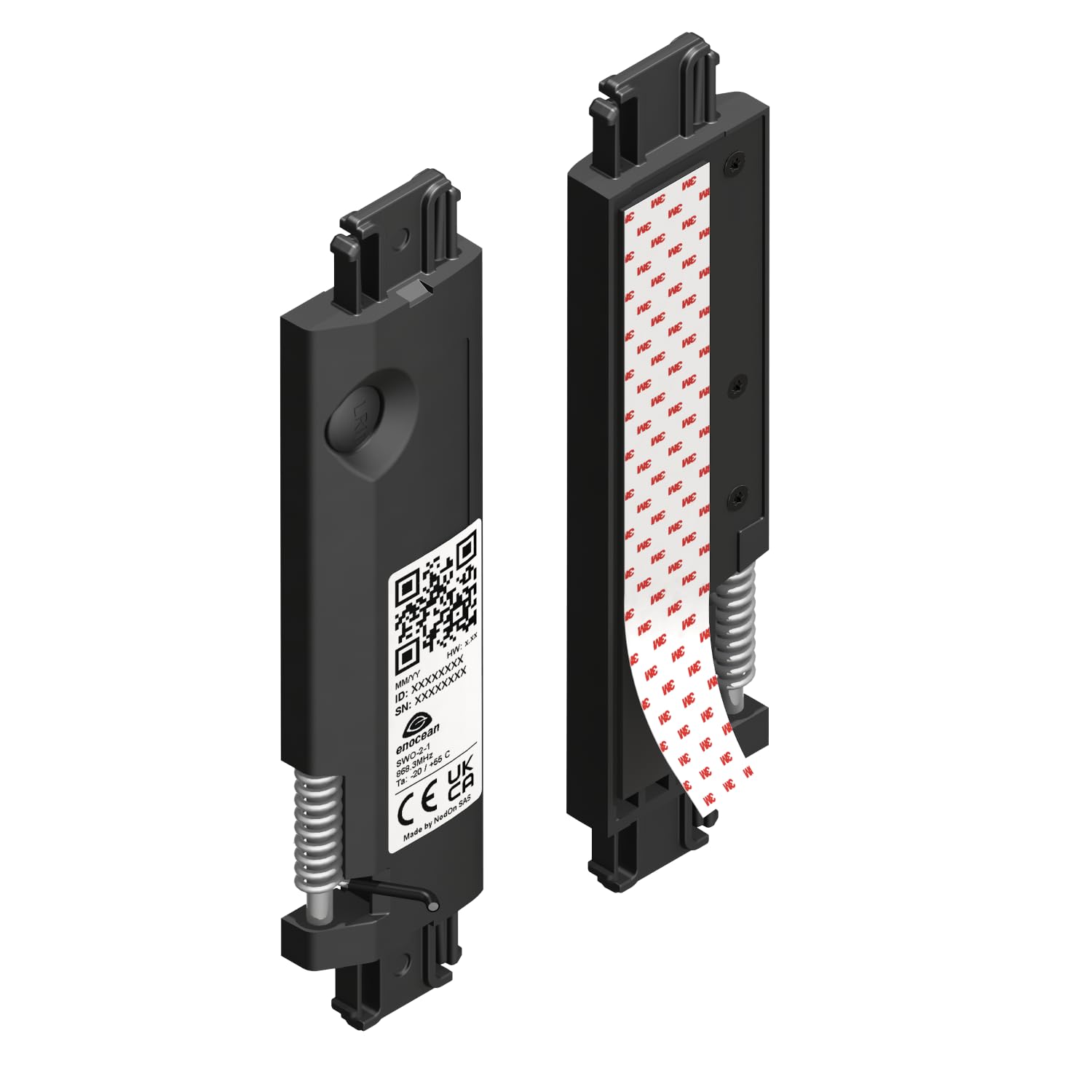 NodOn - EnOcean - Sensore di apertura senza batterie, invisibile, wireless, per finestre in alluminio o PVC, senza manutenzione, IP32, compatibile con Jeedom, eedomus e MyUbiwizz