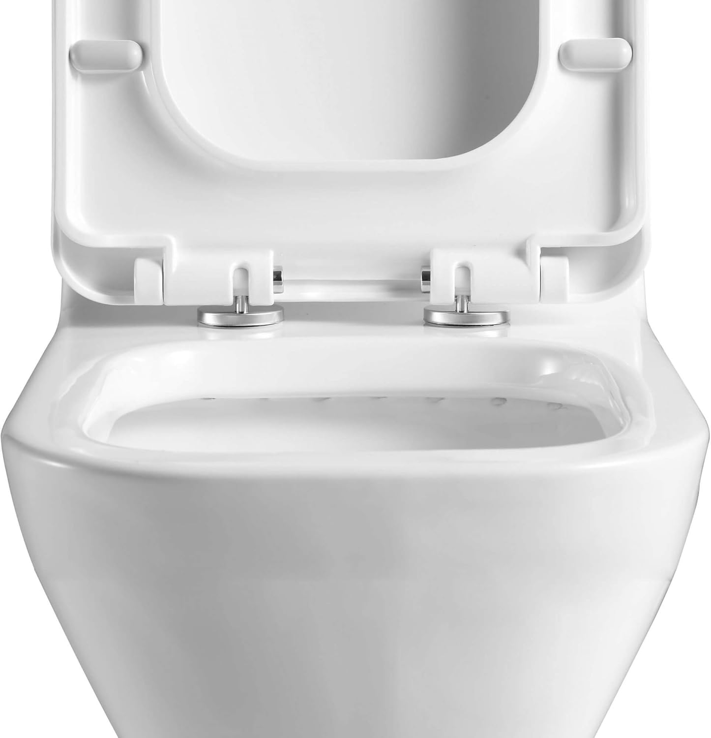 Fine Fixtures Dual-Flush Elongated One-Piece Toilet with High Efficiency Flush
