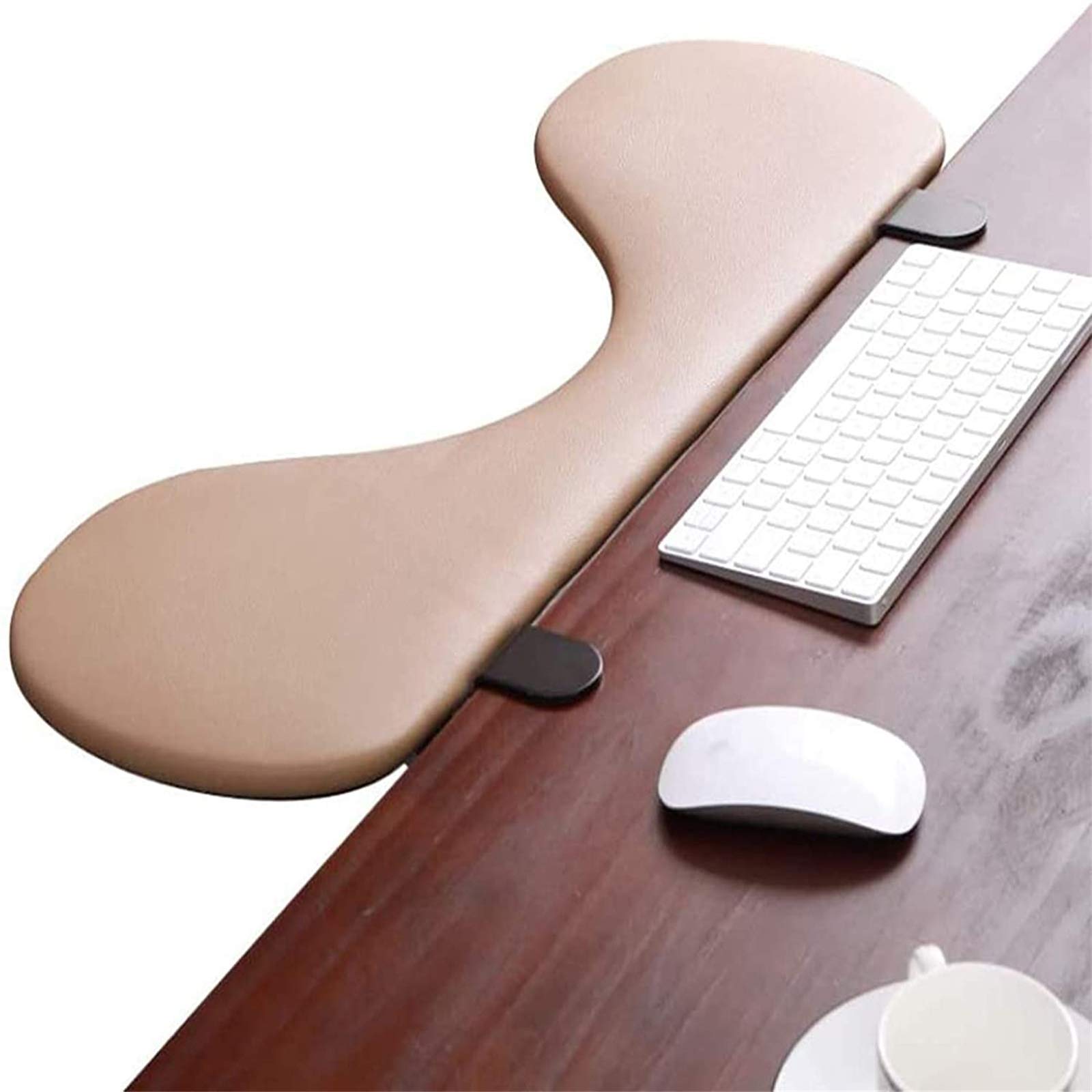 Reposamuñecas,Ordenador Apoyabrazos para, Ergonómico Ajustable del Escritorio De La Computadora Apoyabrazos, Ideal para Usar En El Hogar Y La Oficina, Reposamuñecas De Muñeca Ajustable