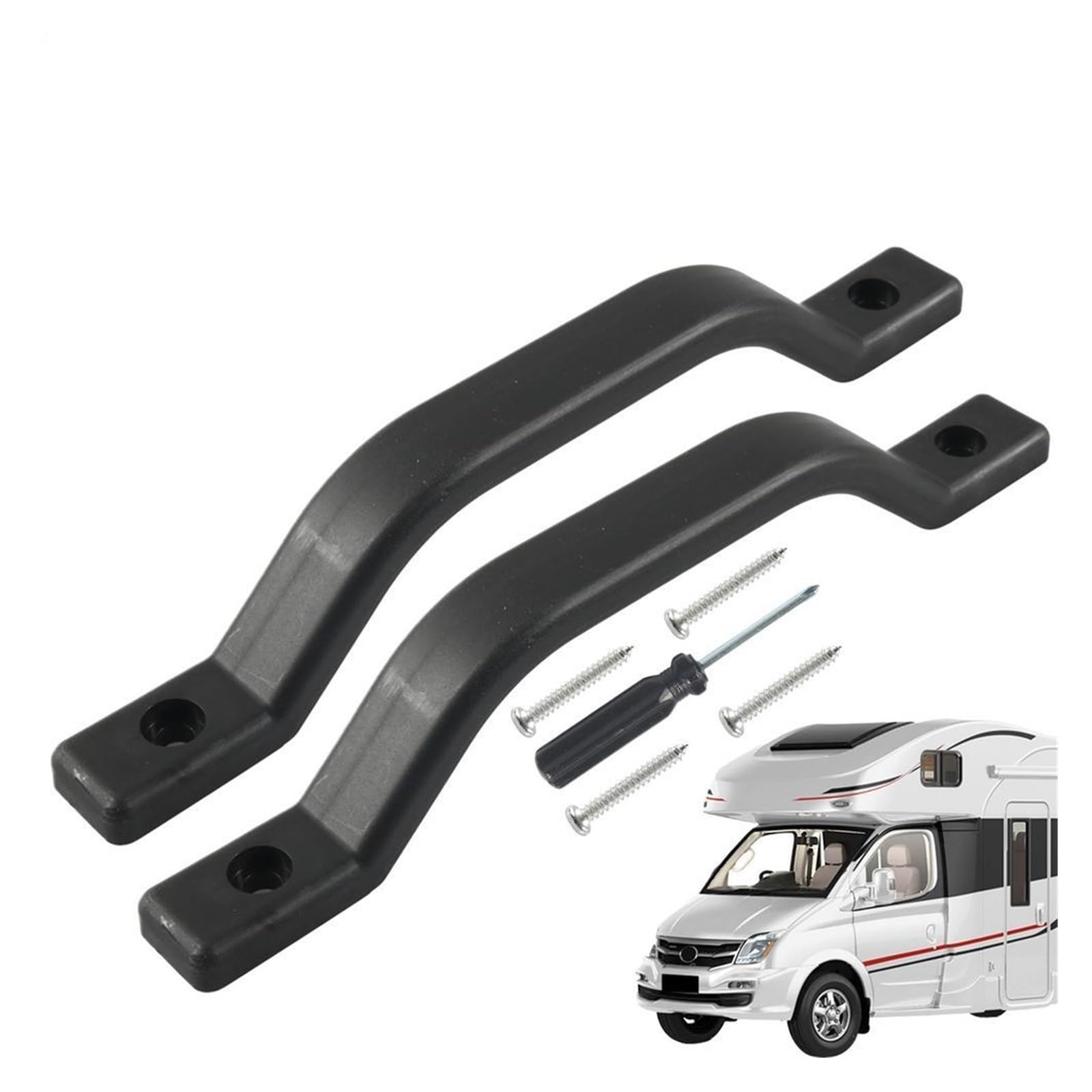 XUAWESD Handle for Marine Door with Screws for Sheds, Cabinets, Motorhomes, Boats, Trailers and Doors (2pcs)