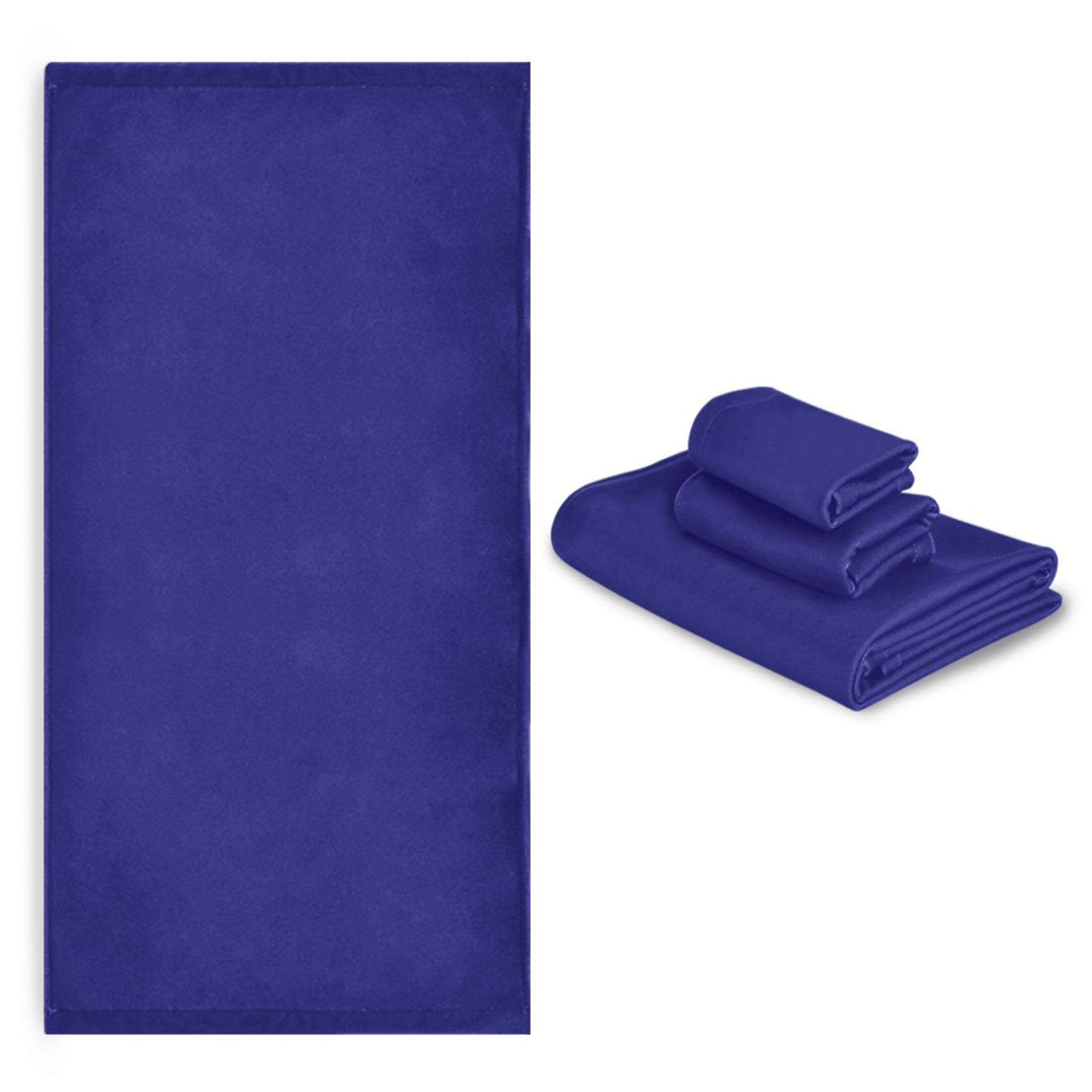 Amazon.com: UMIRIKO Midnight Blue Towels Set 3-Piece Set of