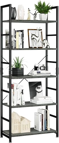 Miniatura 99 de NUMENN Estantería delgada de 3 niveles, estantería organizadora de almacenamiento, estante moderno para dormitorio, sala de estar y oficina en casa,