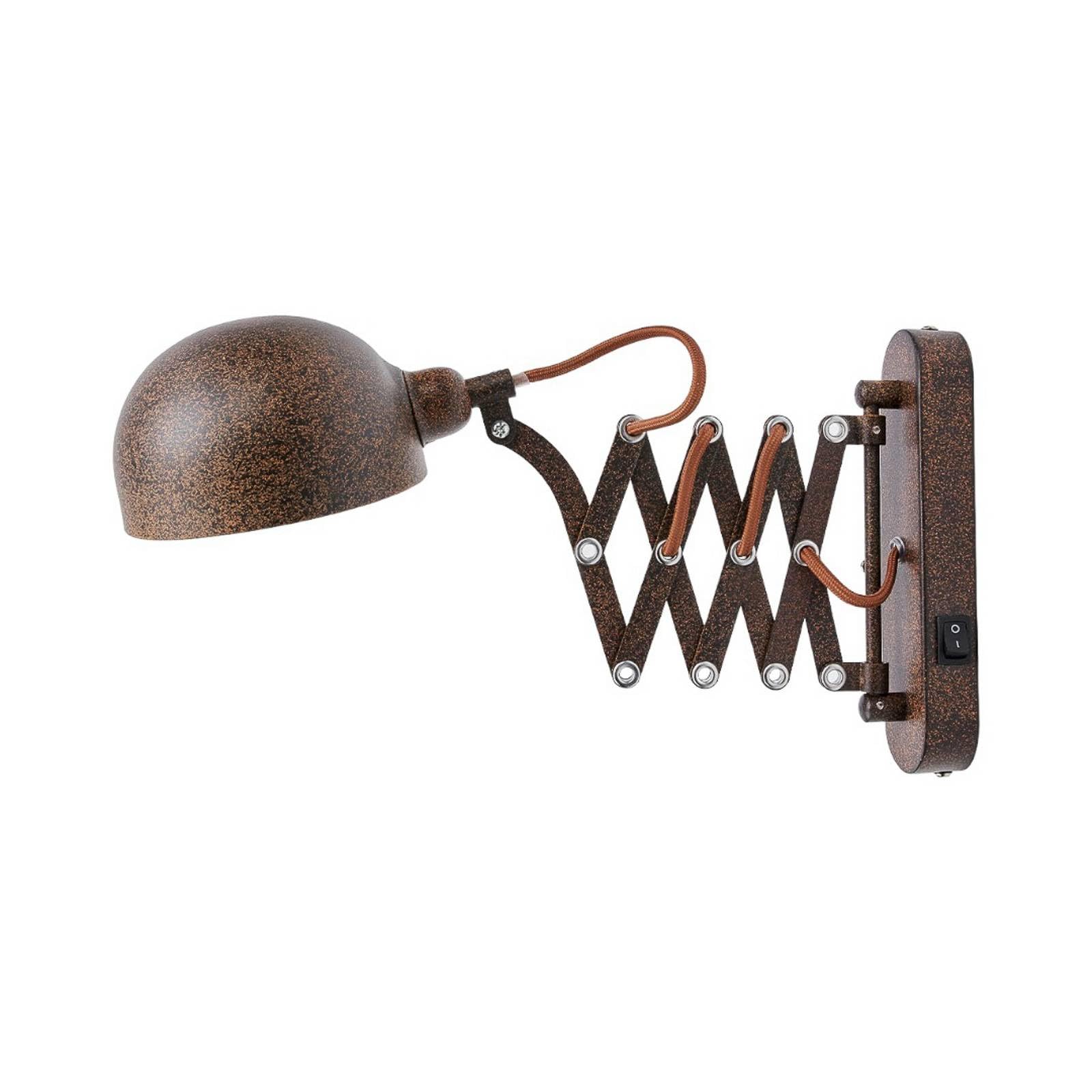 Lindby Applique dimmerabile (Country) colore Marrone, in Metallo ad es. Soggiorno & Sala da pranzo applique