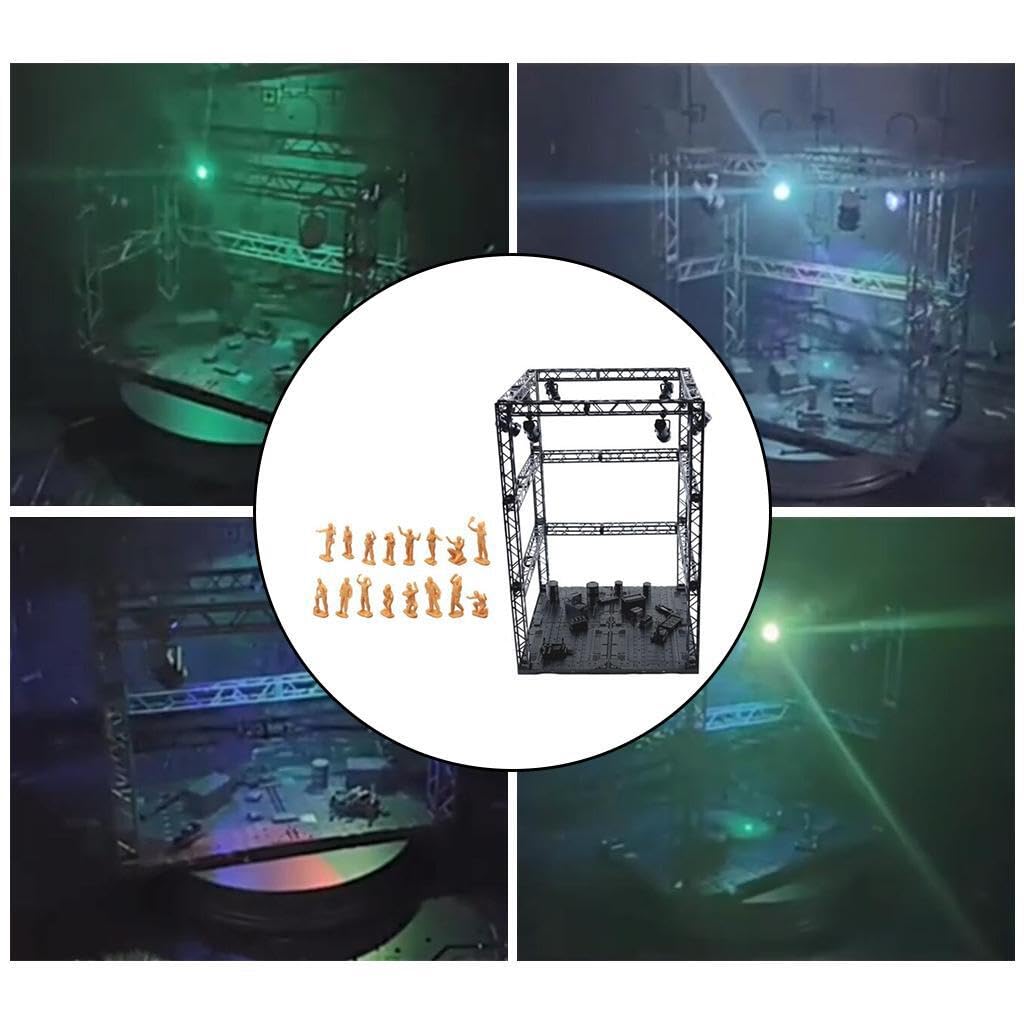 QUXVUIS Stimola la creatività con i kit di base d'azione in Per scala 1/144 adatti agli appassionati di modellismo, kit di modelli staccabili, espositore per