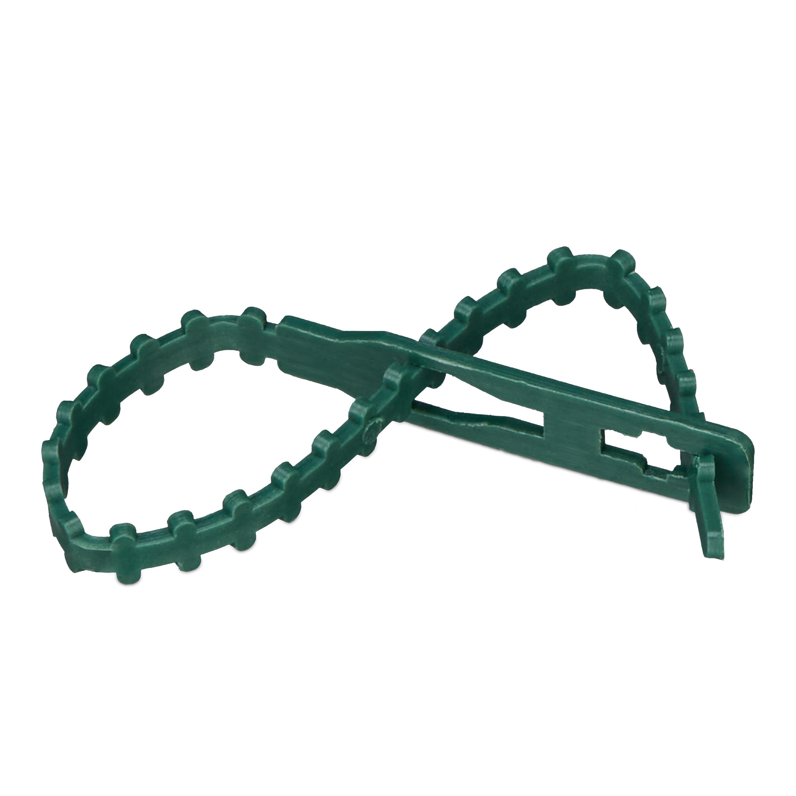 Relaxdays Metalowe pręty do roślina, zestaw 6 sztuk z pierścieniem, ogrodowe pręty z opaskami, 60 cm, ciemnozielone