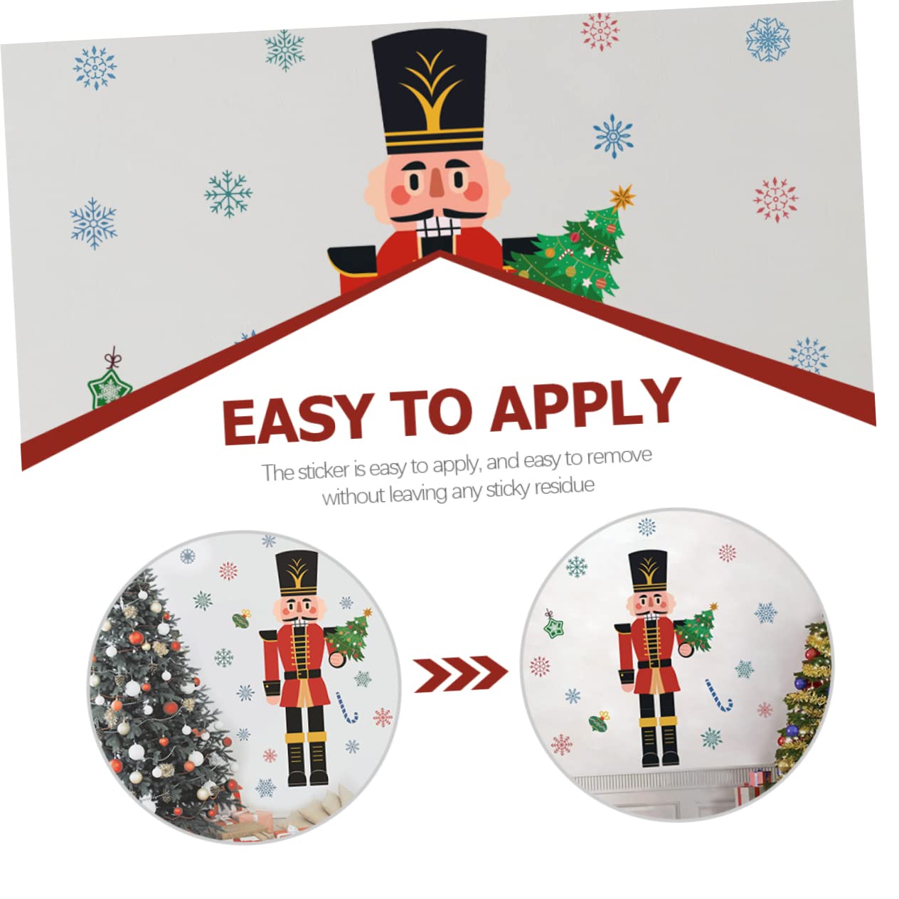 PRETYZOOM 4 Pz Vetrofanie Natalizie La Finestra Di Natale Aggrappa Addobbi Natalizi Frigorifero Natalizio Aggrapparsi Alla Finestra Di Natale Adesivi Natalizi Per Il Frigorifero Pvc
