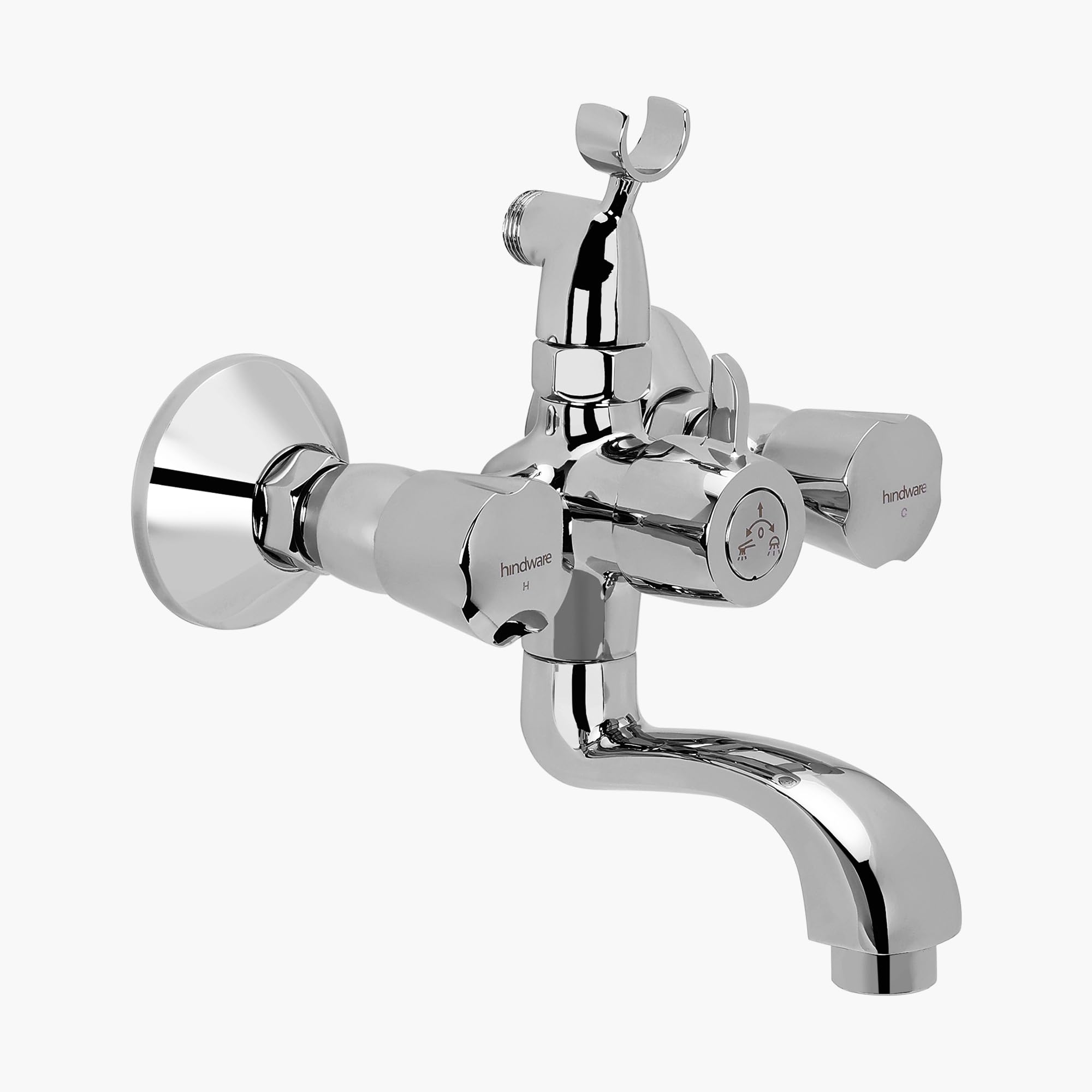 Hindware Contessa NEO F730018CP Brass Wall Mixer with Crutch (Chrome, Silver) (B07Q5JLCRT) Amazon Price History, Amazon Price Tracker