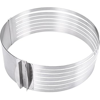 Moule A Gateau Rond Reglable En Acier Inoxydable 16 Cm Patisserie Ustensiles A Patisserie