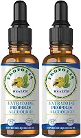 Extrato de Própolis Verde 30ml - Extrato Seco 21% - 300mg/1ml - Propolis Health Gotas KIT-2 Frascos 30ml - Propriedades Superior Para a sua Saúde - 60 Dias de Suplemento - Própolis Liquido - Própolis Verde