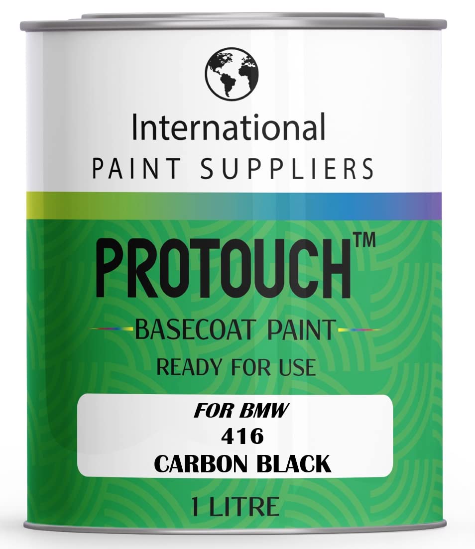 Protouch Carbon Black For Bmw 416 Basecoat Rfu Ready For Use Thinned Car Paint 1L Tin