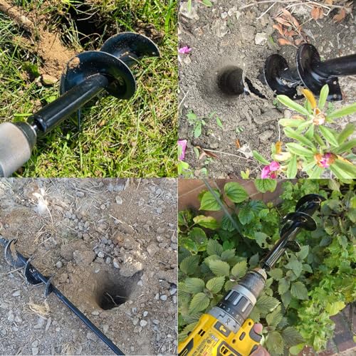 Effiziente Gartenarbeit mit Spiralbohrer-Set: 4 Größen für vielseitige Anwendungen – Bild 2