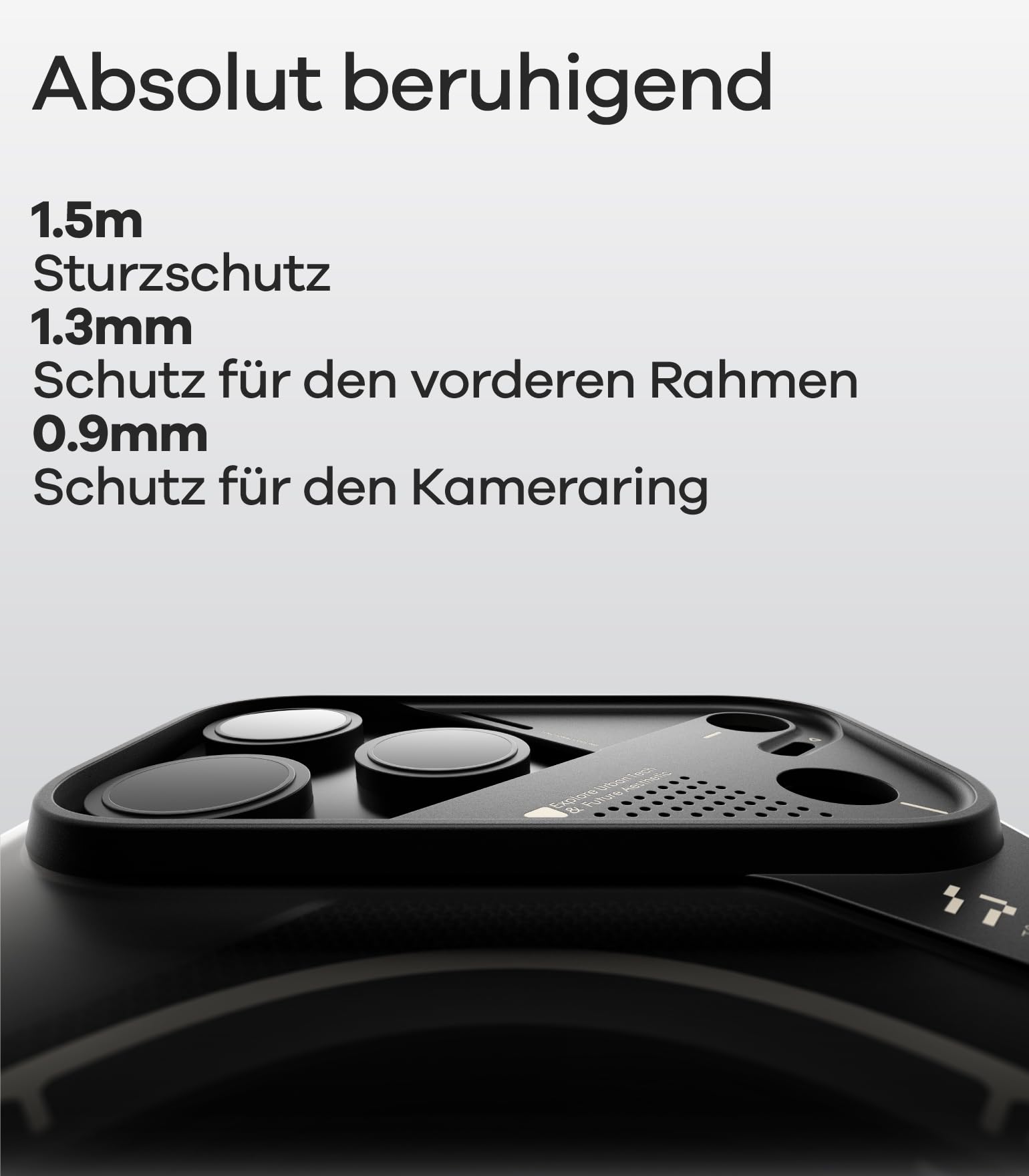 Aulumu iPhone 17 Pro Max Hülle mit Panzerglas Folie, Kompatibel mit MagSafe, HD Schutzglas & 9H Kratzfest Schutzfolie, CoolHyper Kühlung Technologie iPhone 17 Pro Max Case, Transluzent Weiß