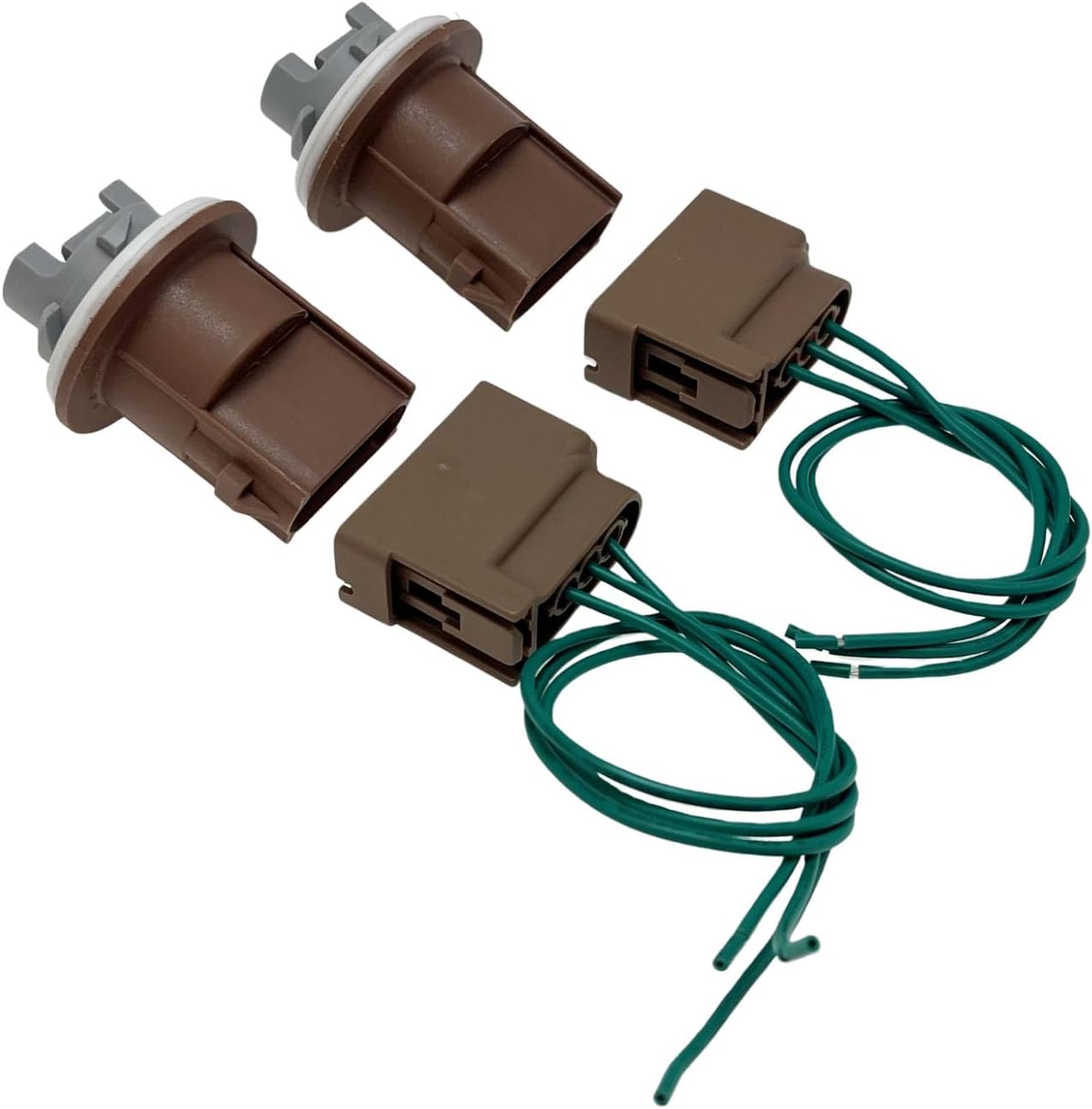 2PCS Tail Light Brake Signal Lamp Socket and Pigtail Connector YF1Z13411CA Compatible with Escape Explorer F-150 F-250 F-350 Fiesta Five Hundred Fusion Ranger Windstar MKZ Navigator