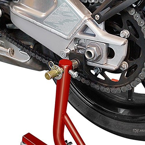Caballete Aparcamiento Moto Trasero ConStands Mover II Racing Rojo