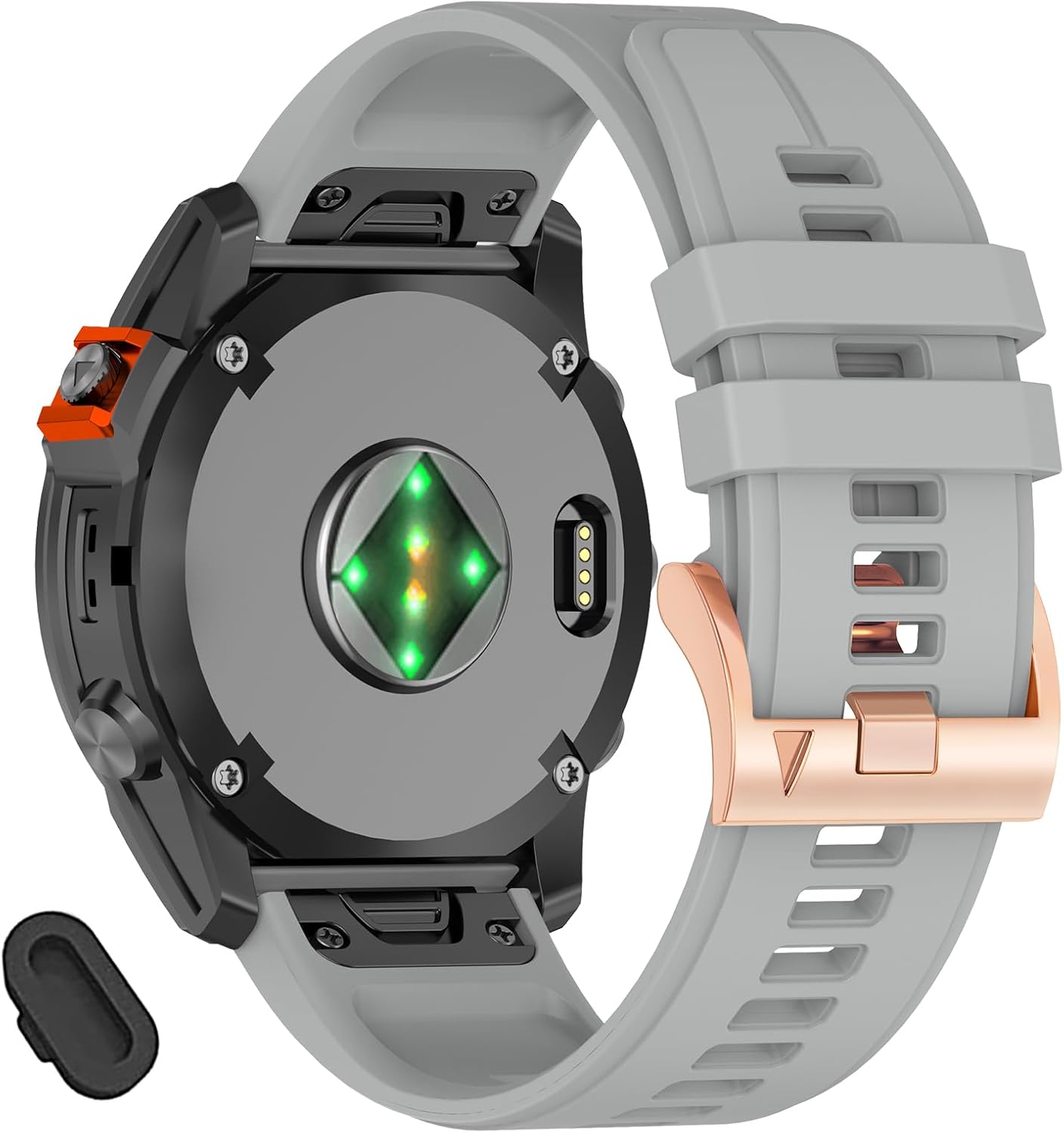 22mm Bands Compatible with Garmin Fenix 8 Pro Tactix 8 AMOLED 47mm/Fenix 7/7 pro/6/6 pro/5/5 plus,Silicone Quickfit Watchband for Descent G2/G1 Solar/quatix 8 47mm/Forerunner 970/965/955/945 - Image 3