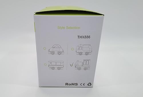 Miniatura 10 de Luz nocturna para niños con bonito diseño de tren, lámpara de noche LED para habitación de los niños con colores RGB intercambiables, luz nocturna