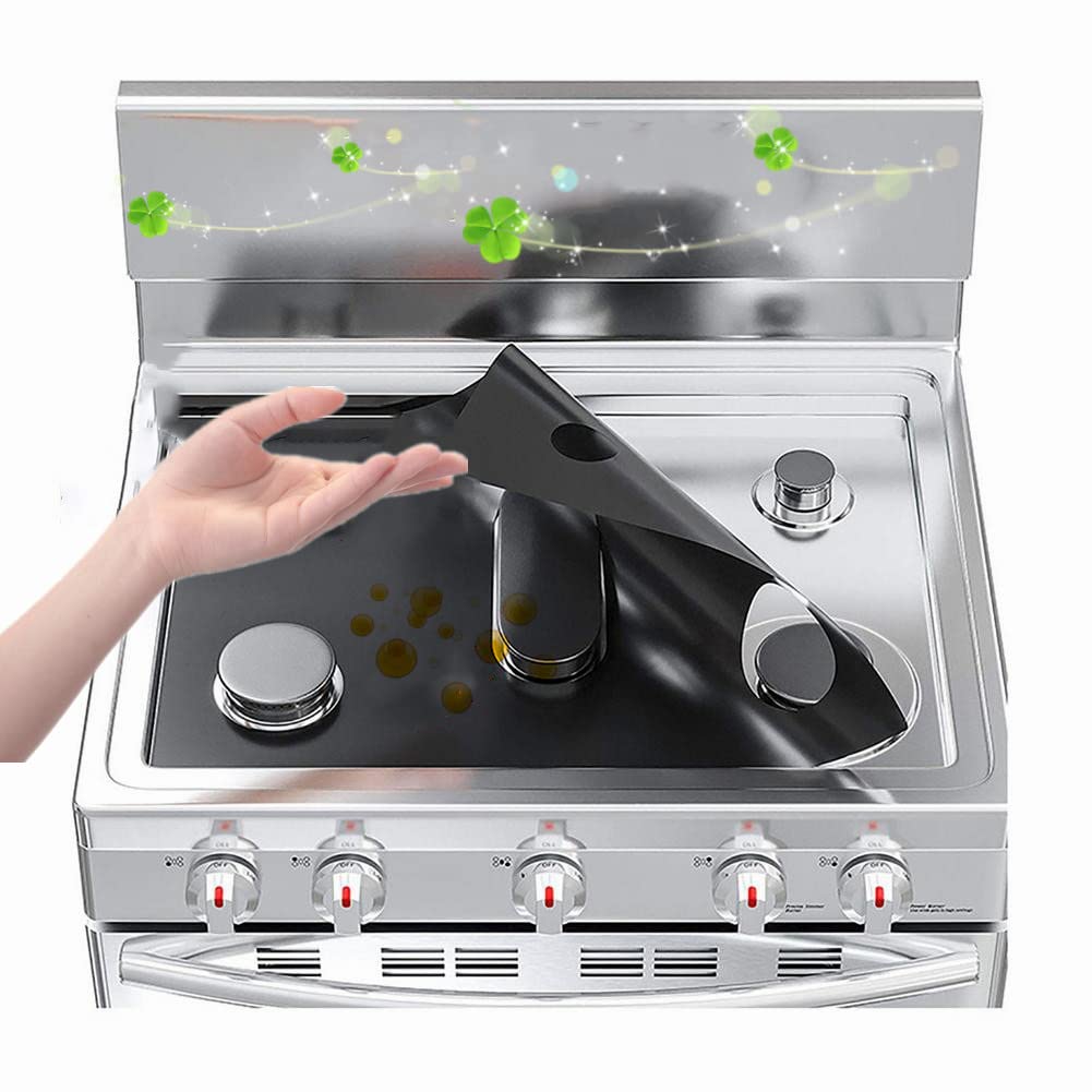 Stove Cover, Stove Top Protectors for Samsung Gas Range Reusable Gas Stove Burner Covers, Non-Stick Stove Liner for Samsung Gas Stove, Washable Stove Protector Keep Stove Clean